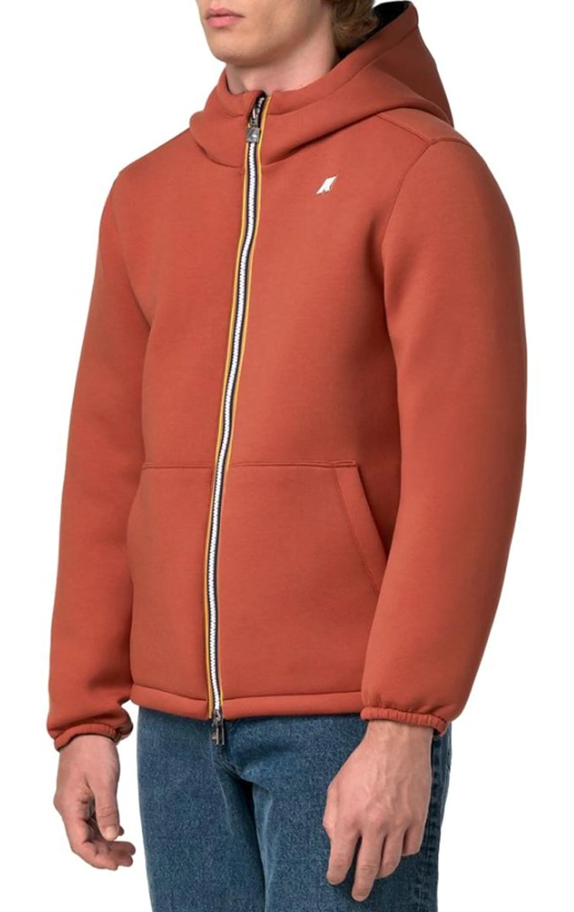 K-Way Giubbino Jack Spacer Nylon Double Orange Brownish - Bi K8142Yw 187772