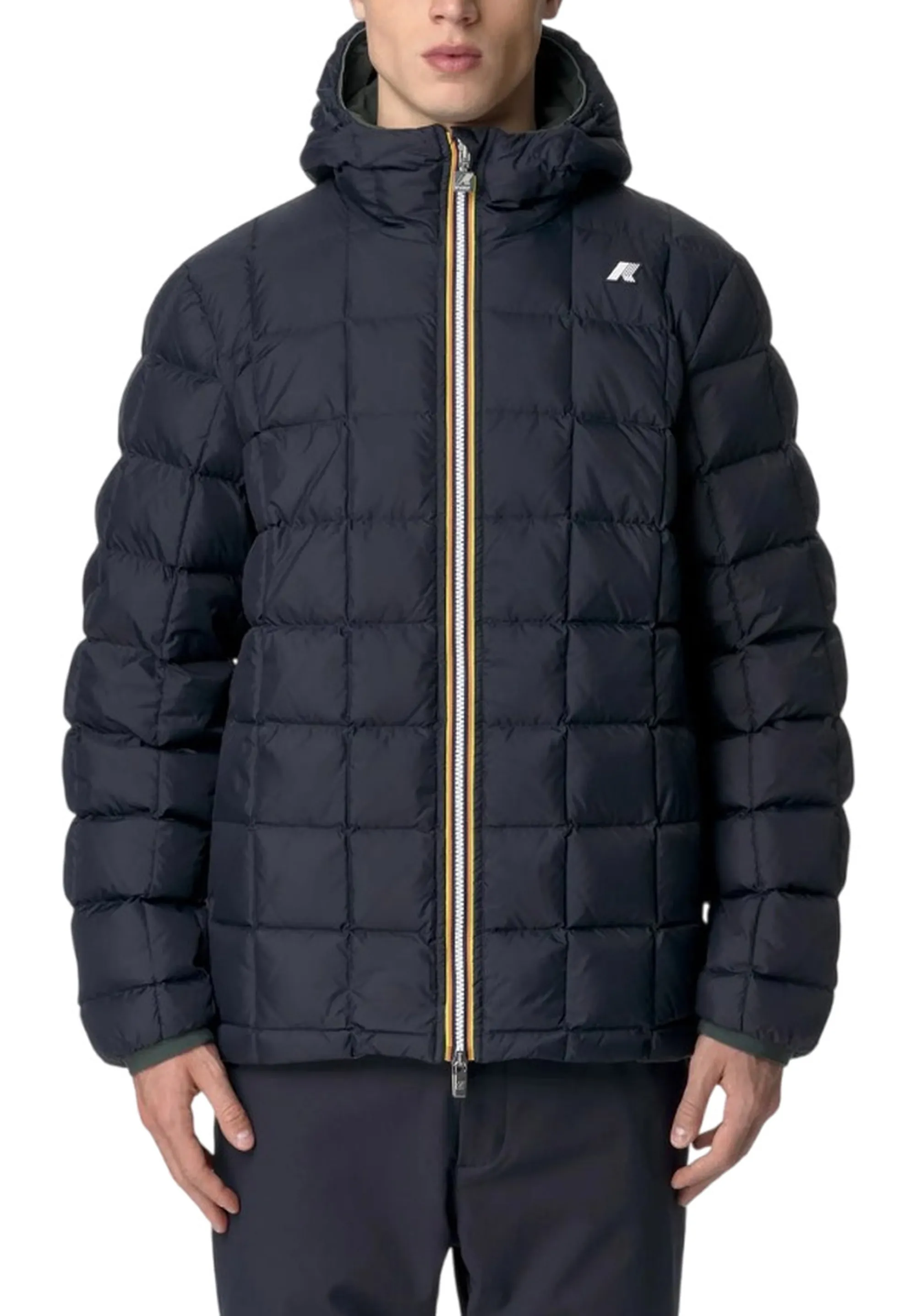 K-Way B'Jack St Thermo Reversible Jacket' Green Blackish - Bd K8127Ww 160628