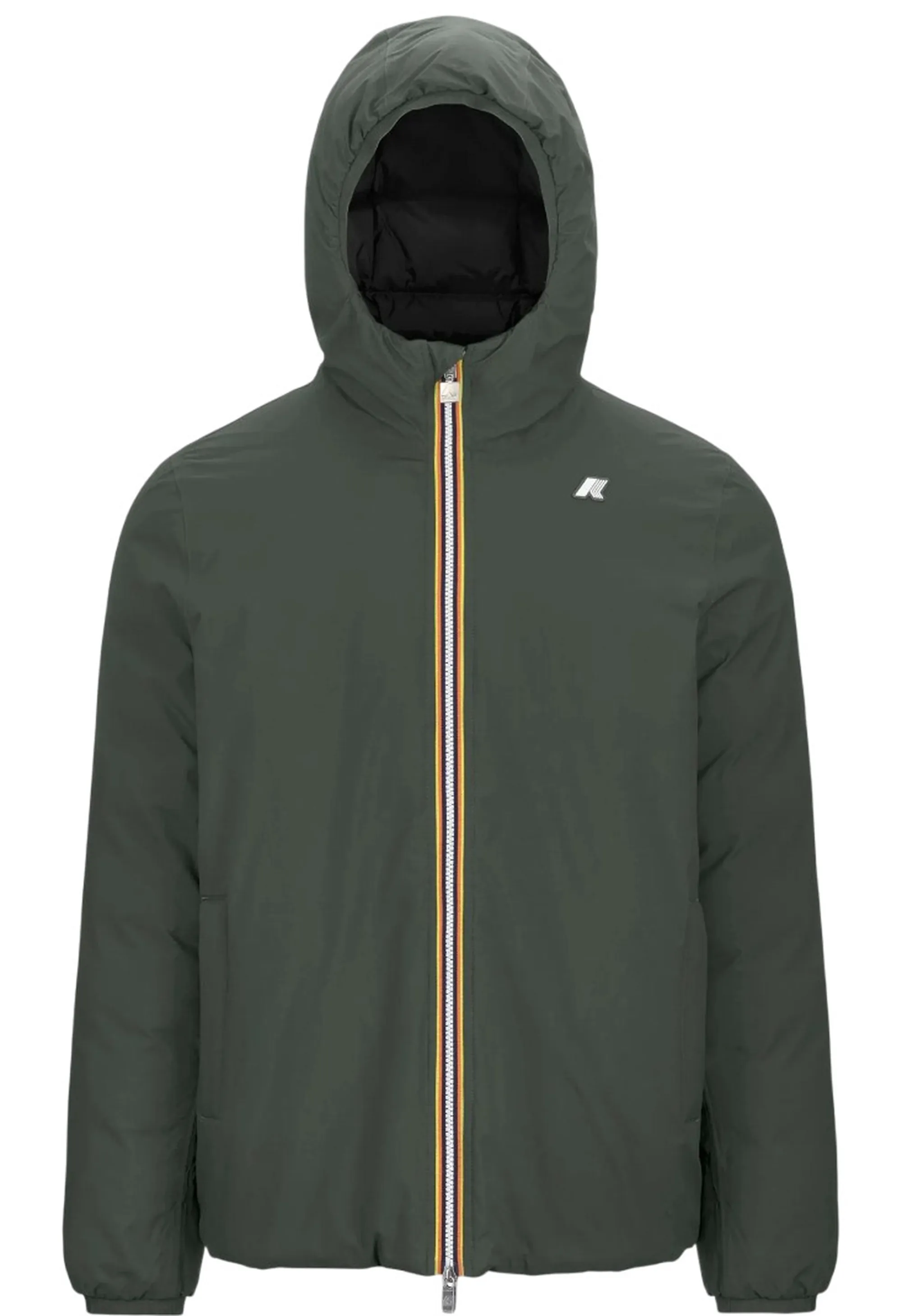 K-Way B'Jack St Thermo Reversible Jacket' Green Blackish - Bd K8127Ww 160629