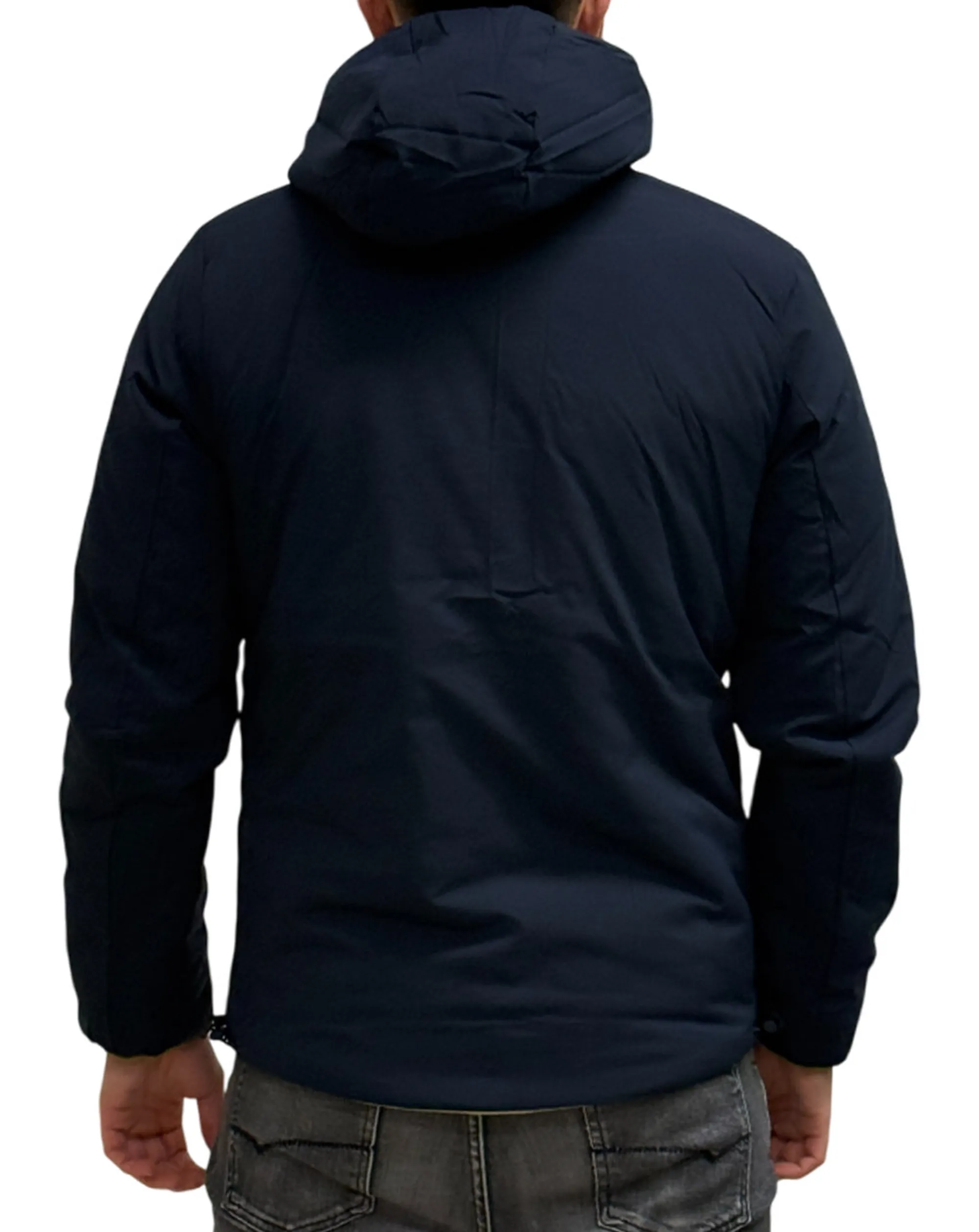 K-Way B'Giubbino Jack St Warm Reversible' Beige Seed - Blue K6128Vw 167498