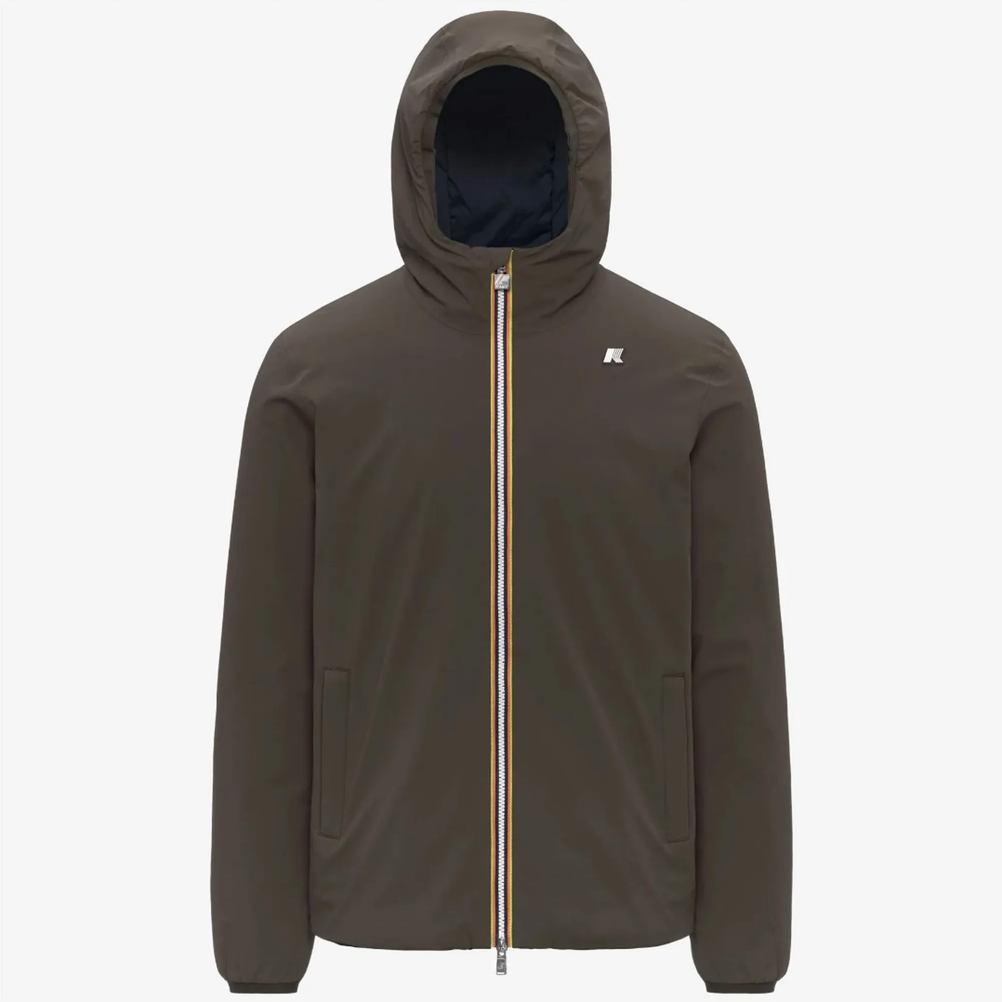 K-Way B'Giubbino Jack St Warm Reversible' Black Olive - Blue D K6128Vw 169259