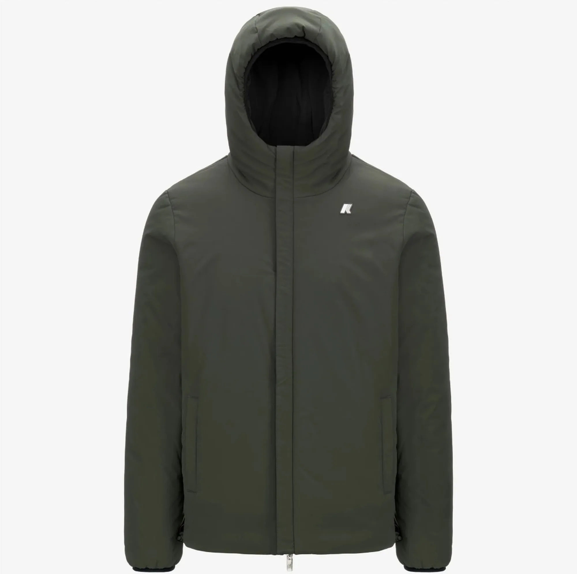 K-Way B'Giubbino Jack St Warm Reversible' Black Pure - Green B K6128Vw 169314