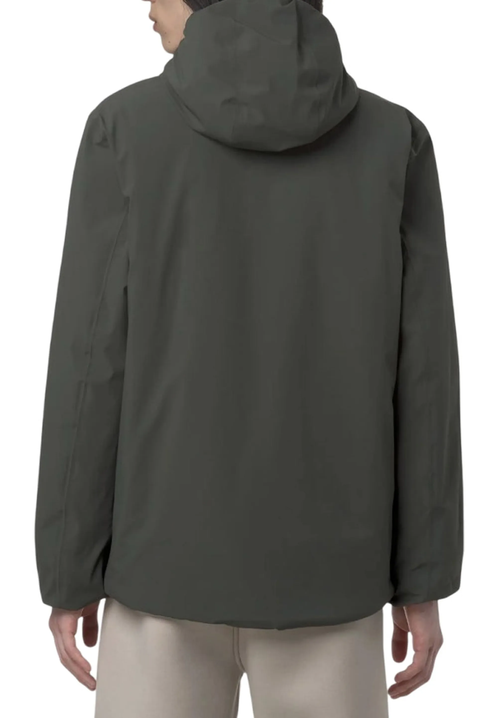 K-Way B'Giubbino Jack St Warm Reversible' Green Blackish K6128Vw 160571