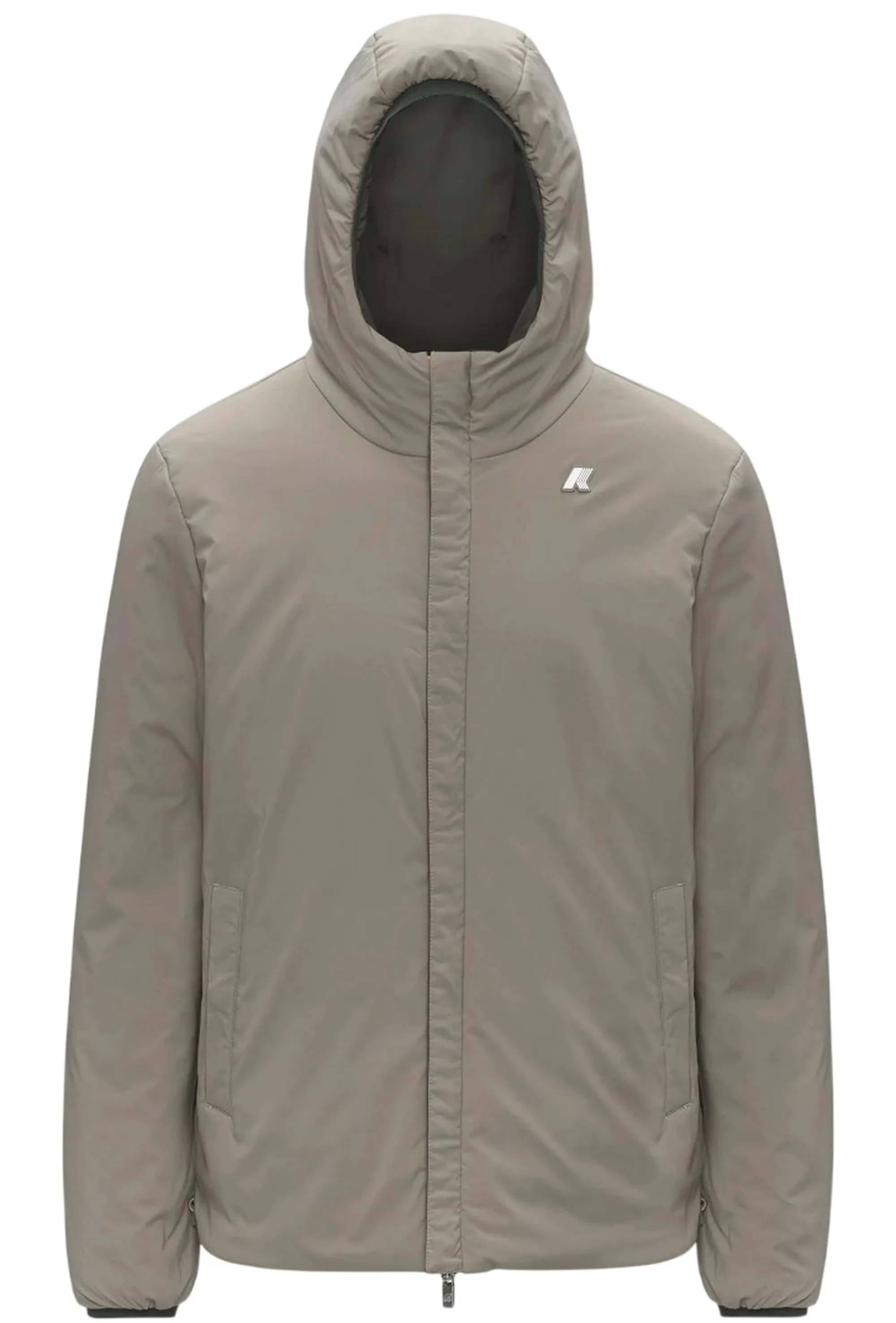 K-Way B'Giubbino Jack St Warm Reversible' Green Blackish K6128Vw 160583