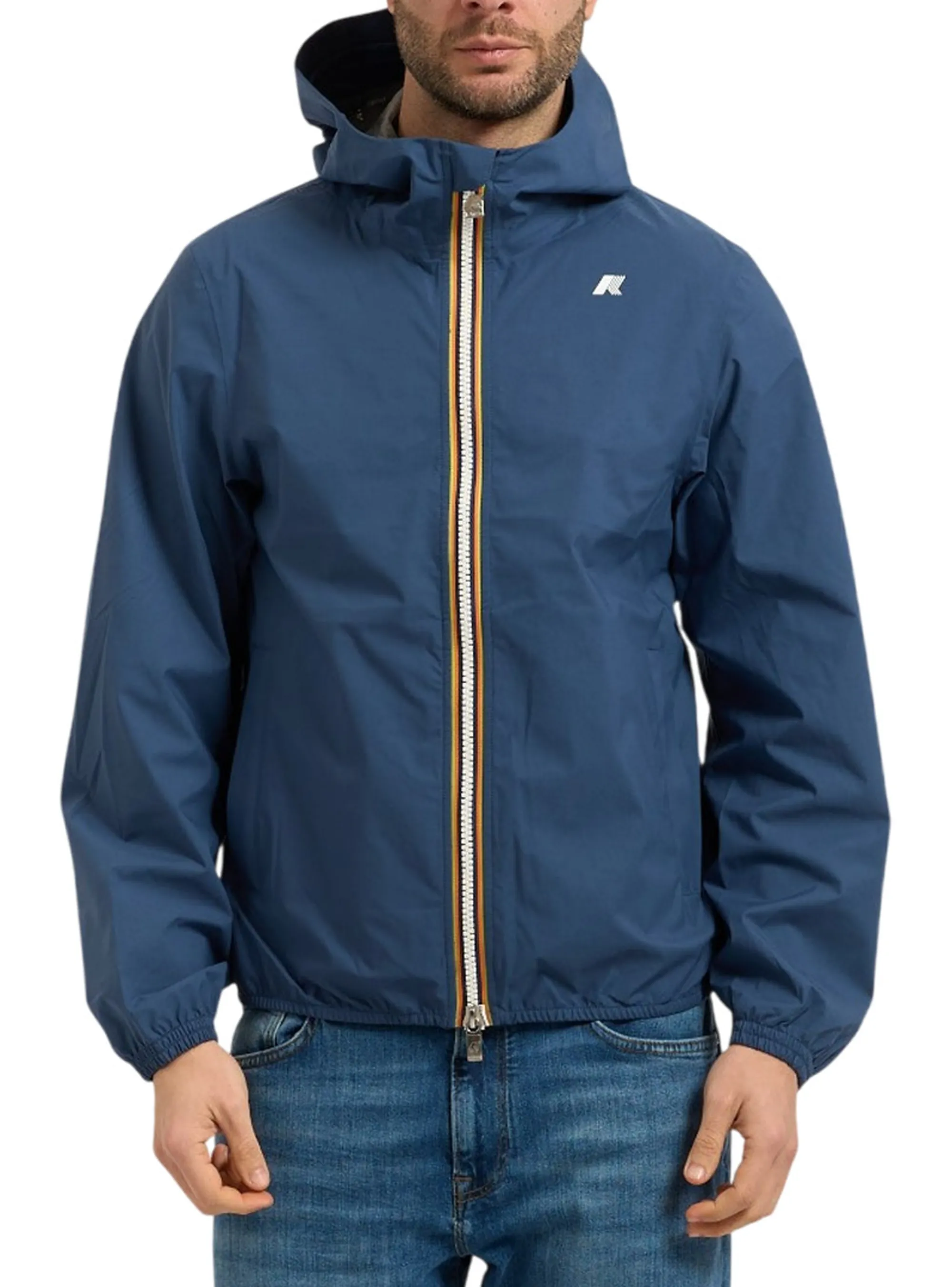 K-Way B'Giubbino Jack Stretch Nylon Jersey' Blue Insignia K3123Uw 176631