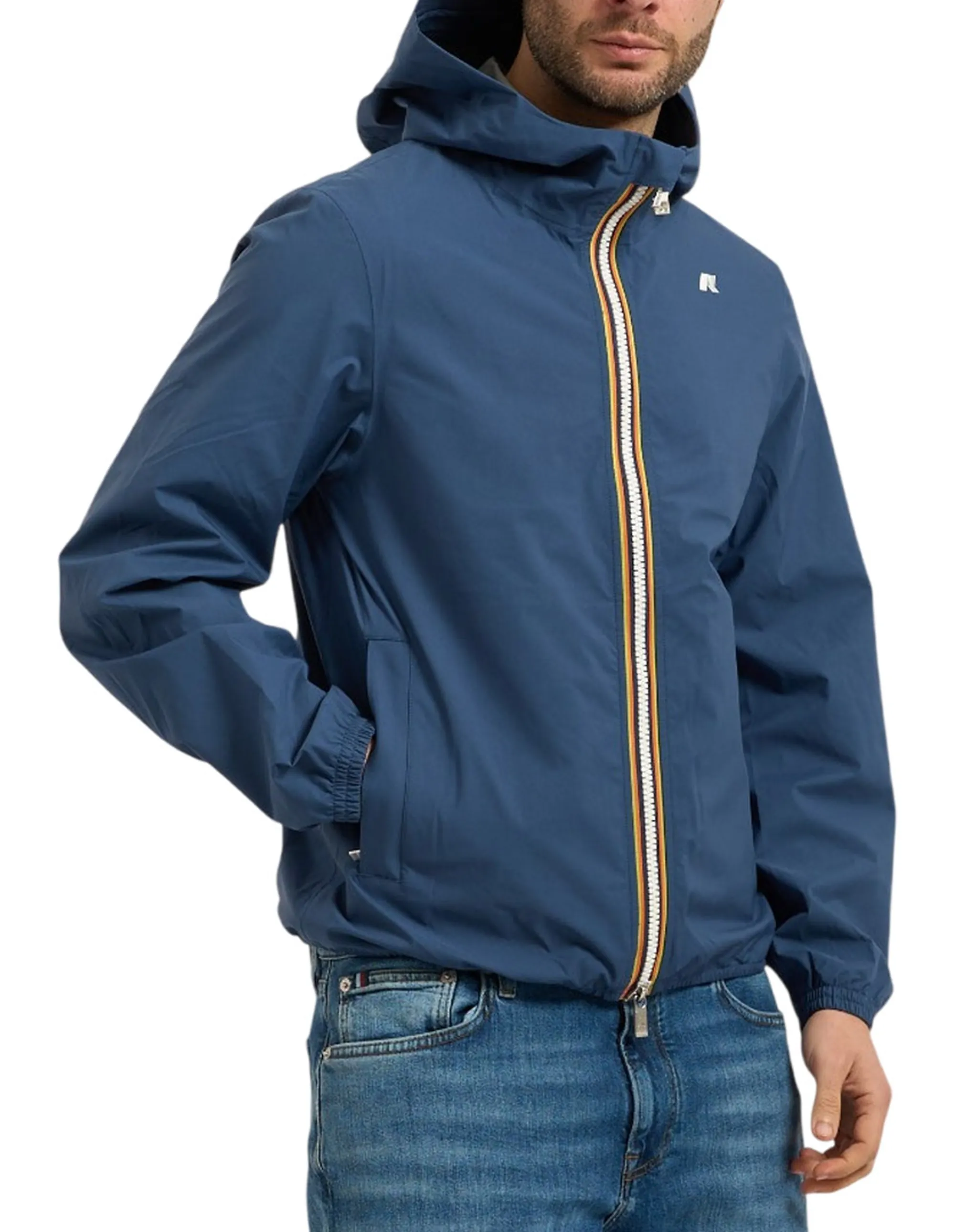 K-Way B'Giubbino Jack Stretch Nylon Jersey' Blue Insignia K3123Uw 176633