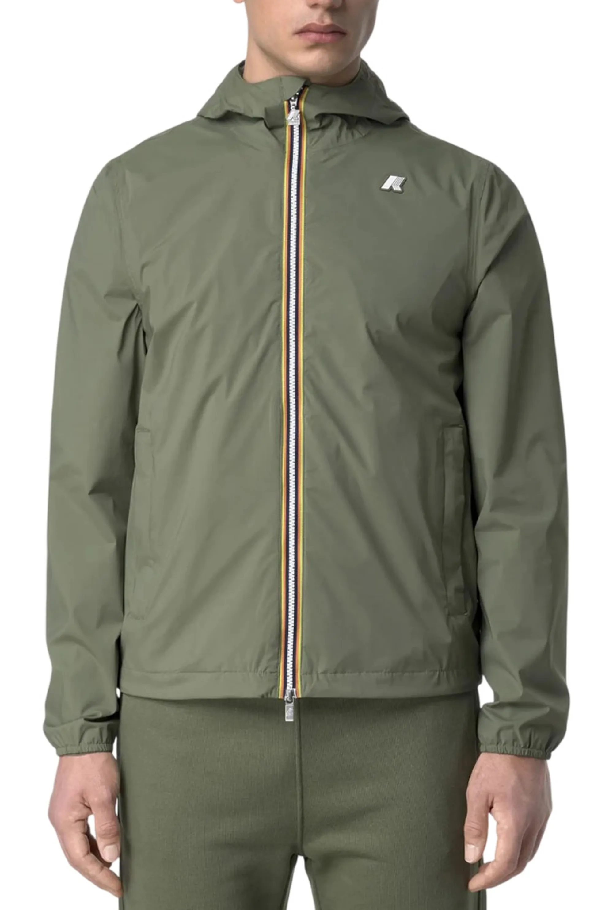 K-Way B'Giubbino Jack Stretch Nylon Jersey' Green Lichen K3123Uw 171668