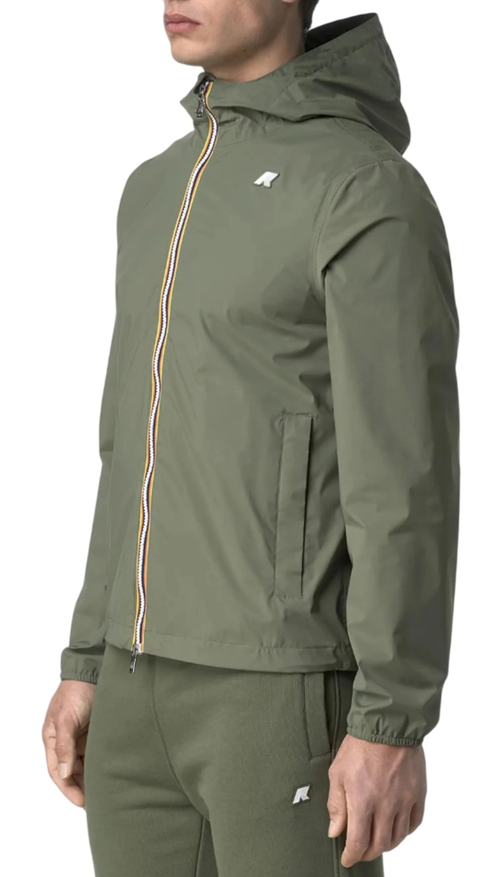 K-Way B'Giubbino Jack Stretch Nylon Jersey' Green Lichen K3123Uw 171674