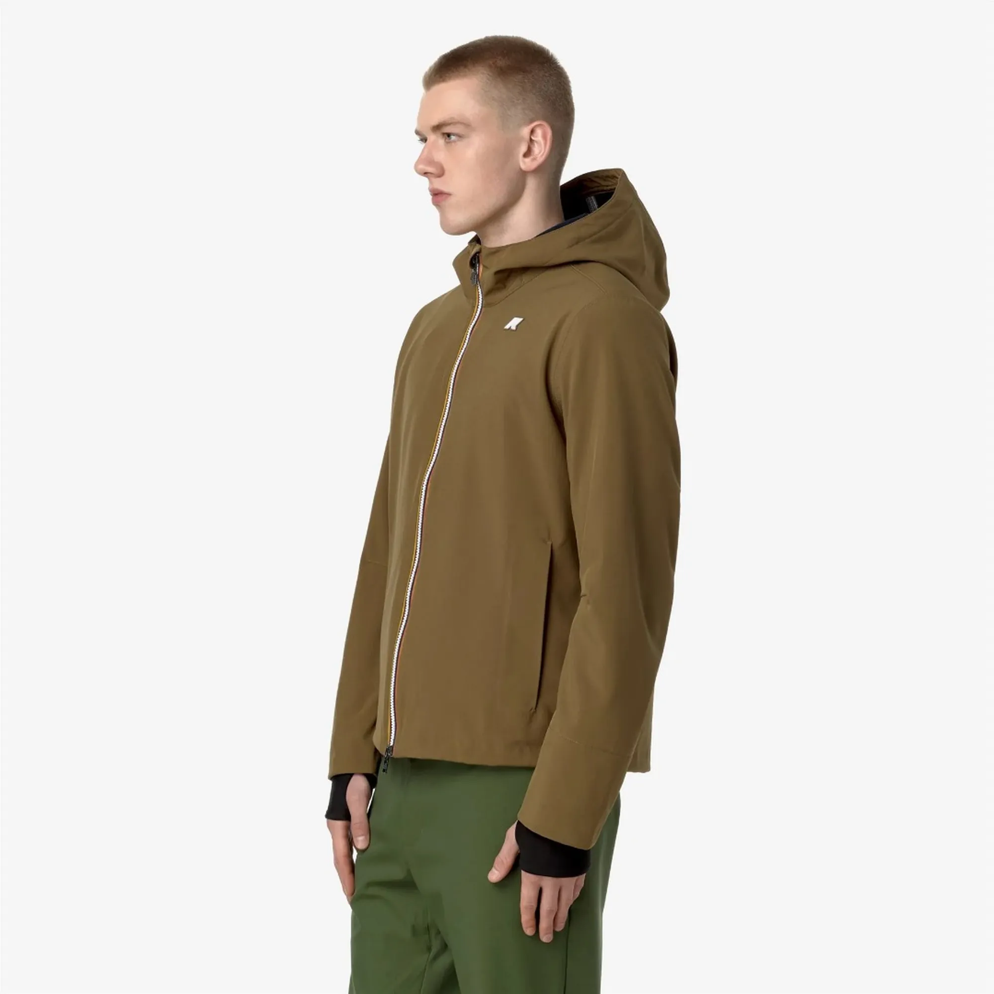 K-Way Giubbino Jacko Bonded Brown Corda K6131Bw 166347