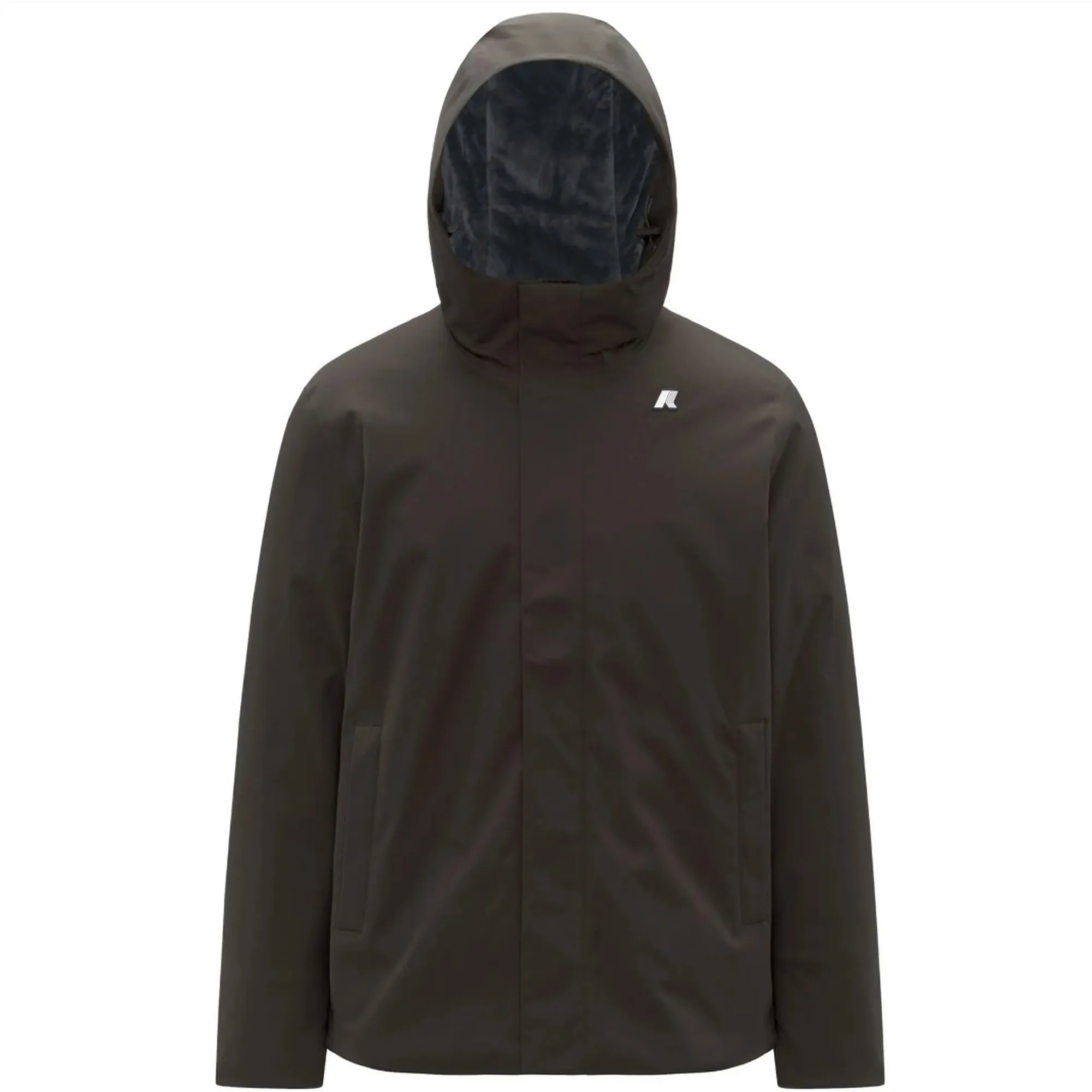 K-Way B'Jacko Twill Marmot Jacket' Black Olive - Blue A K8133Dw 163277