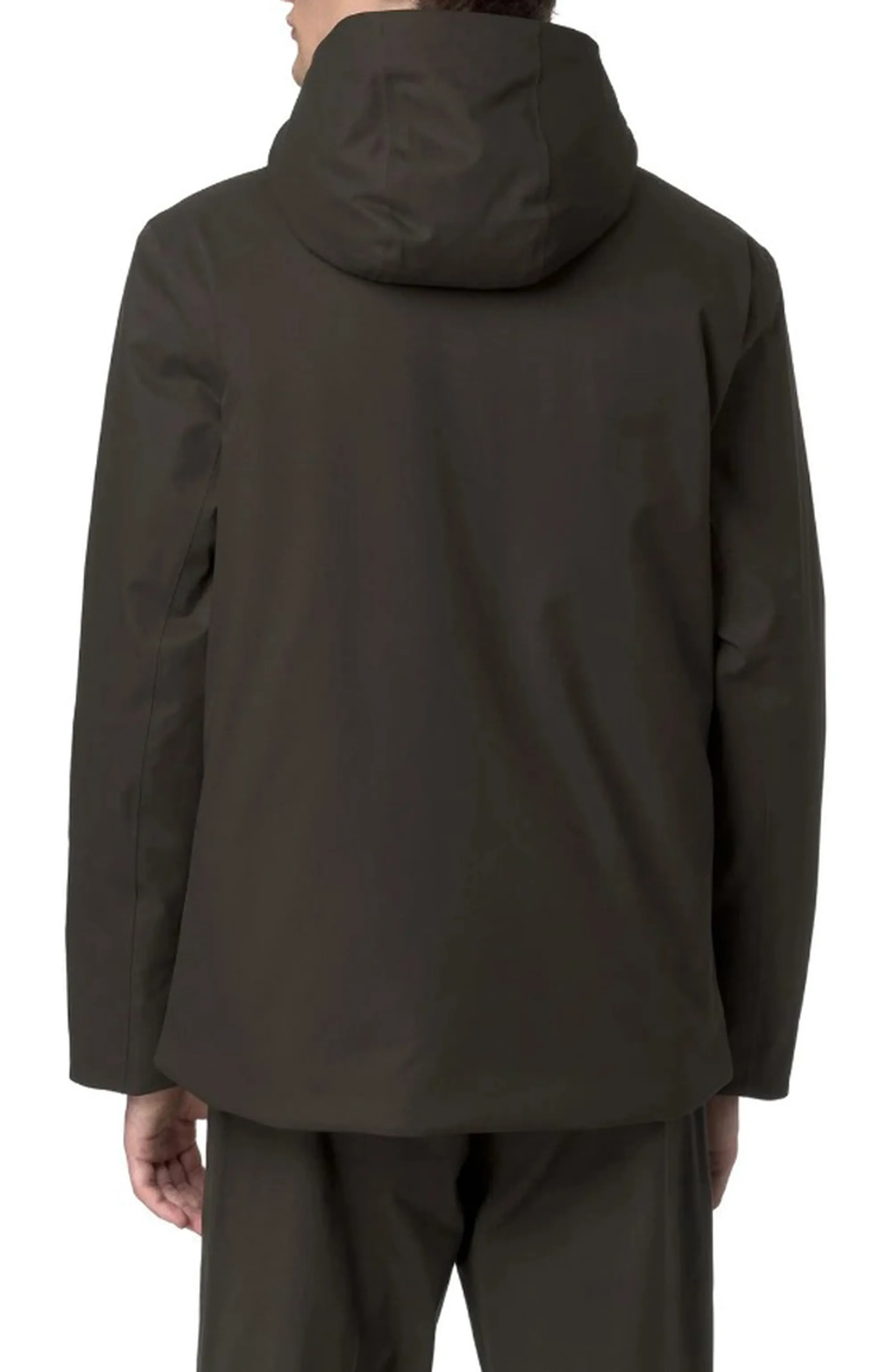 K-Way B'Jacko Twill Marmot Jacket' Black Olive - Blue A K8133Dw 163280