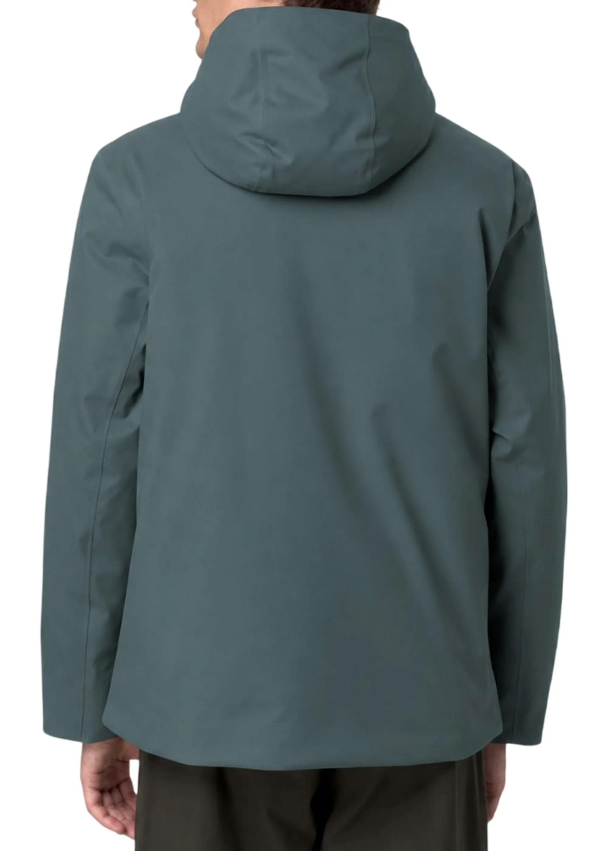K-Way B'Jacko Twill Marmot Jacket' Green Balsam - Blue Airforce K8133Dw 195834