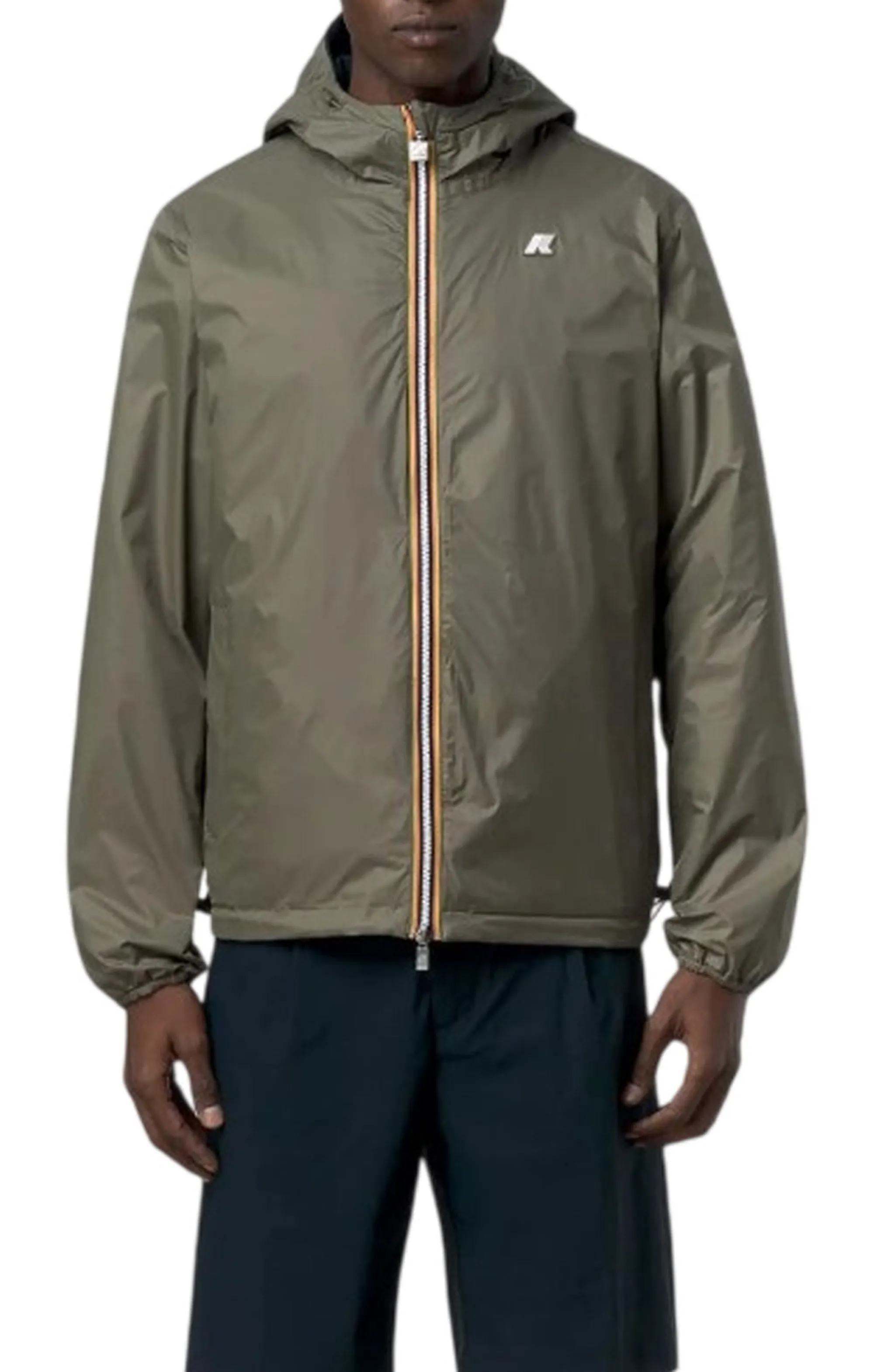 K-Way B'Jake Cotton Reversible Jacket' Blue Depth - Green L K51337W 179513