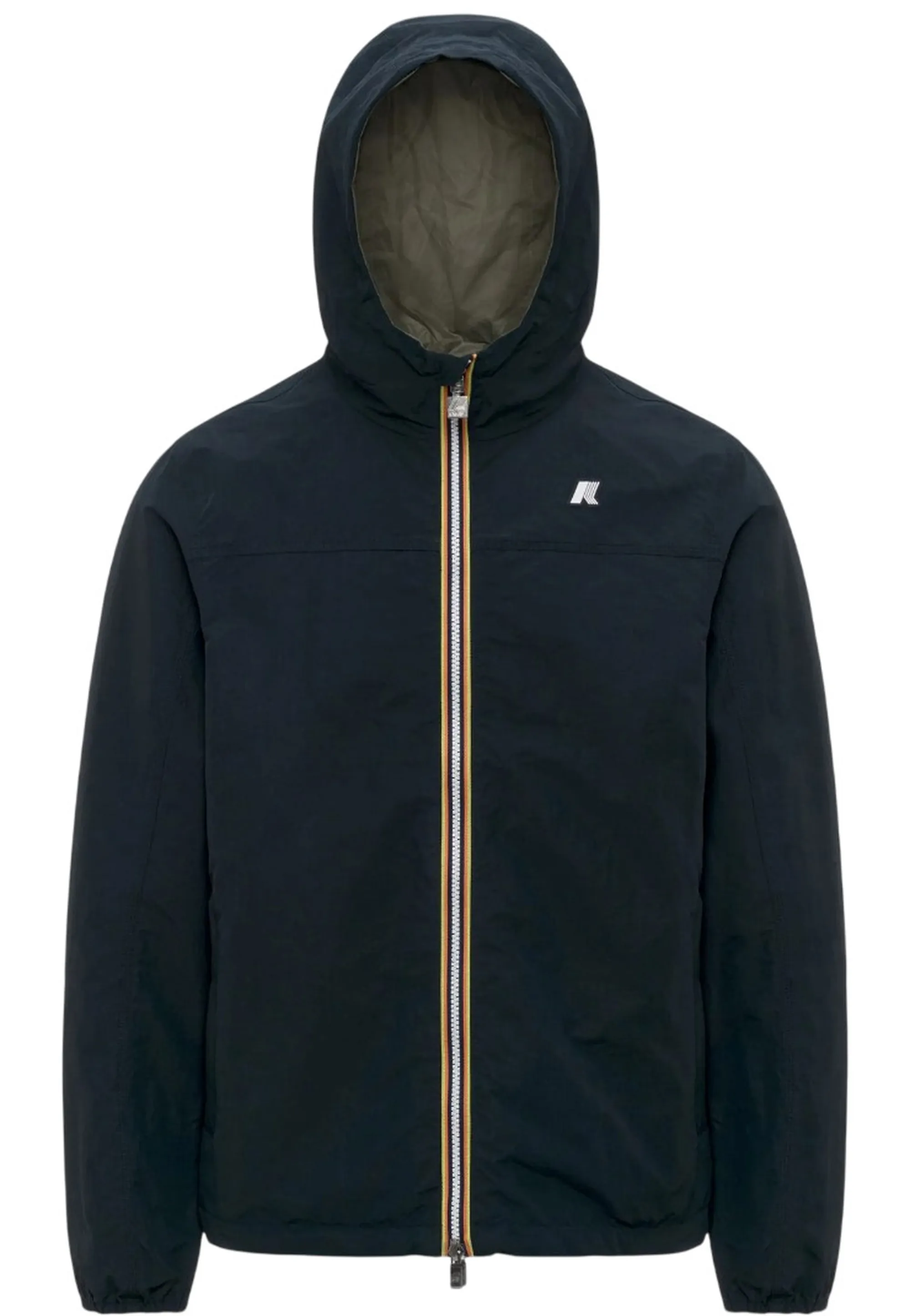 K-Way B'Jake Cotton Reversible Jacket' Blue Depth - Green L K51337W 179518