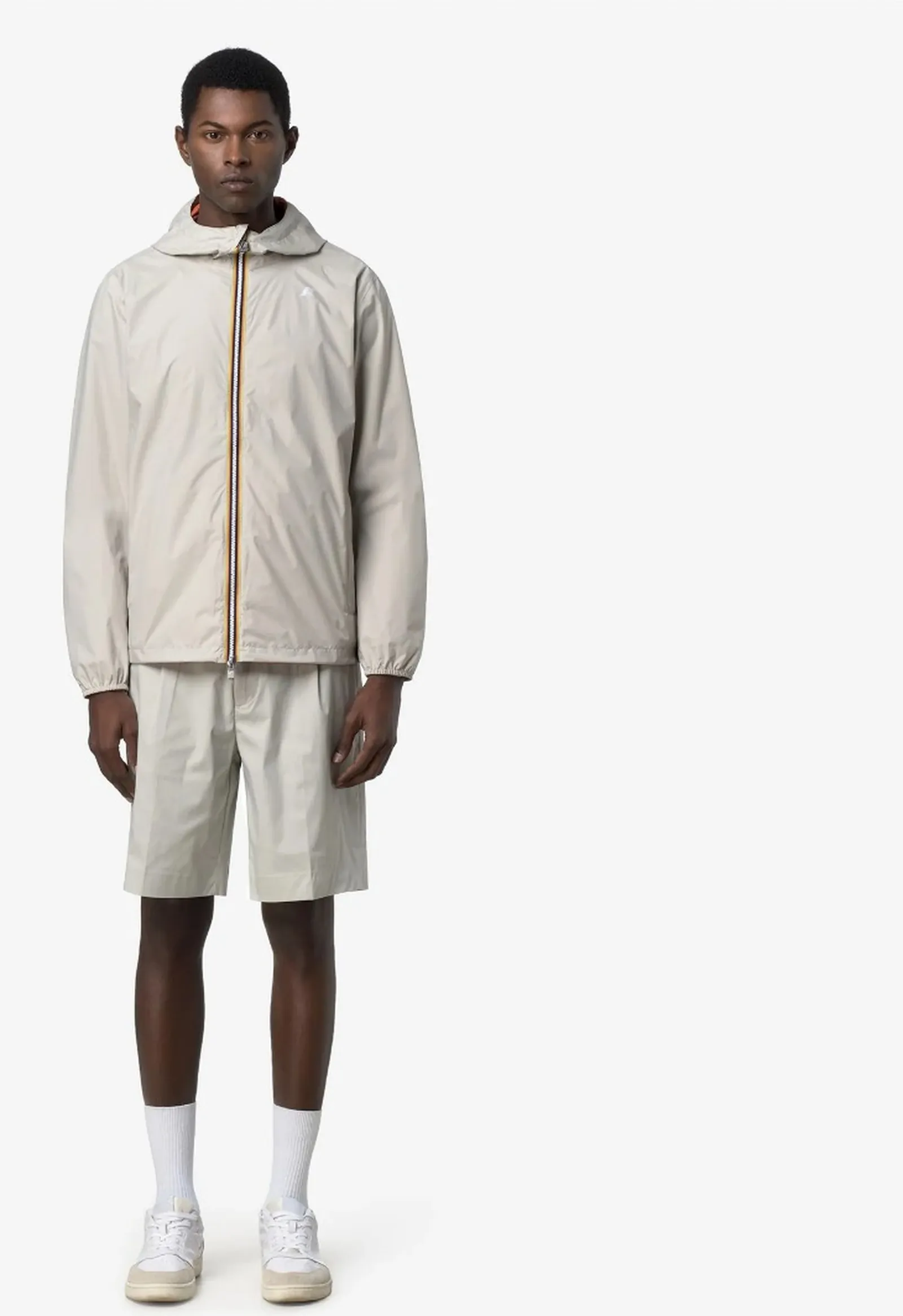 K-Way Giubbino Jake Plus.2 Reversible Beige Lt - Orange Br K2124Ew 175699