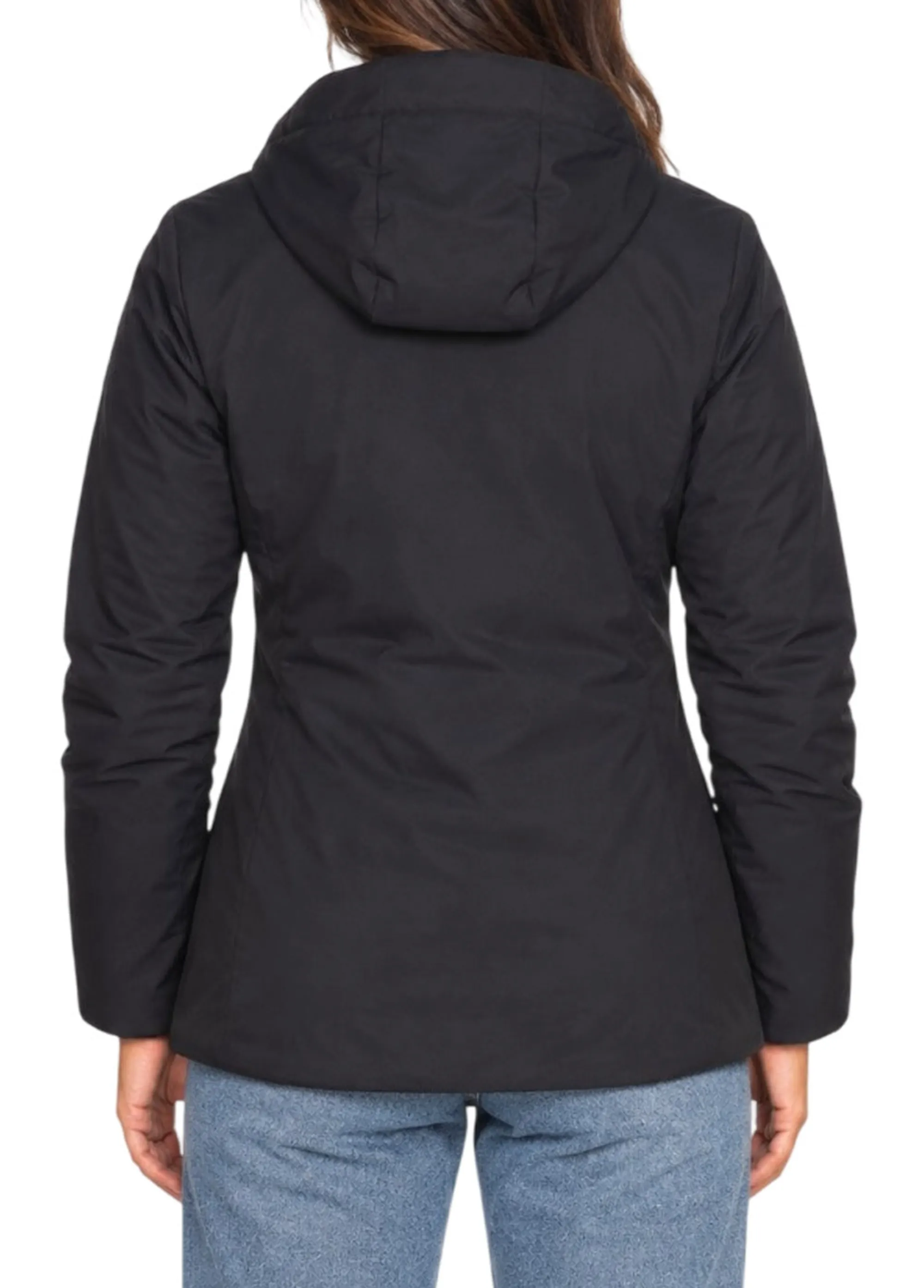 K-Way Giubbino Lil Twill Soft Beaver Black Pure - Grey Wa K81449W 190550