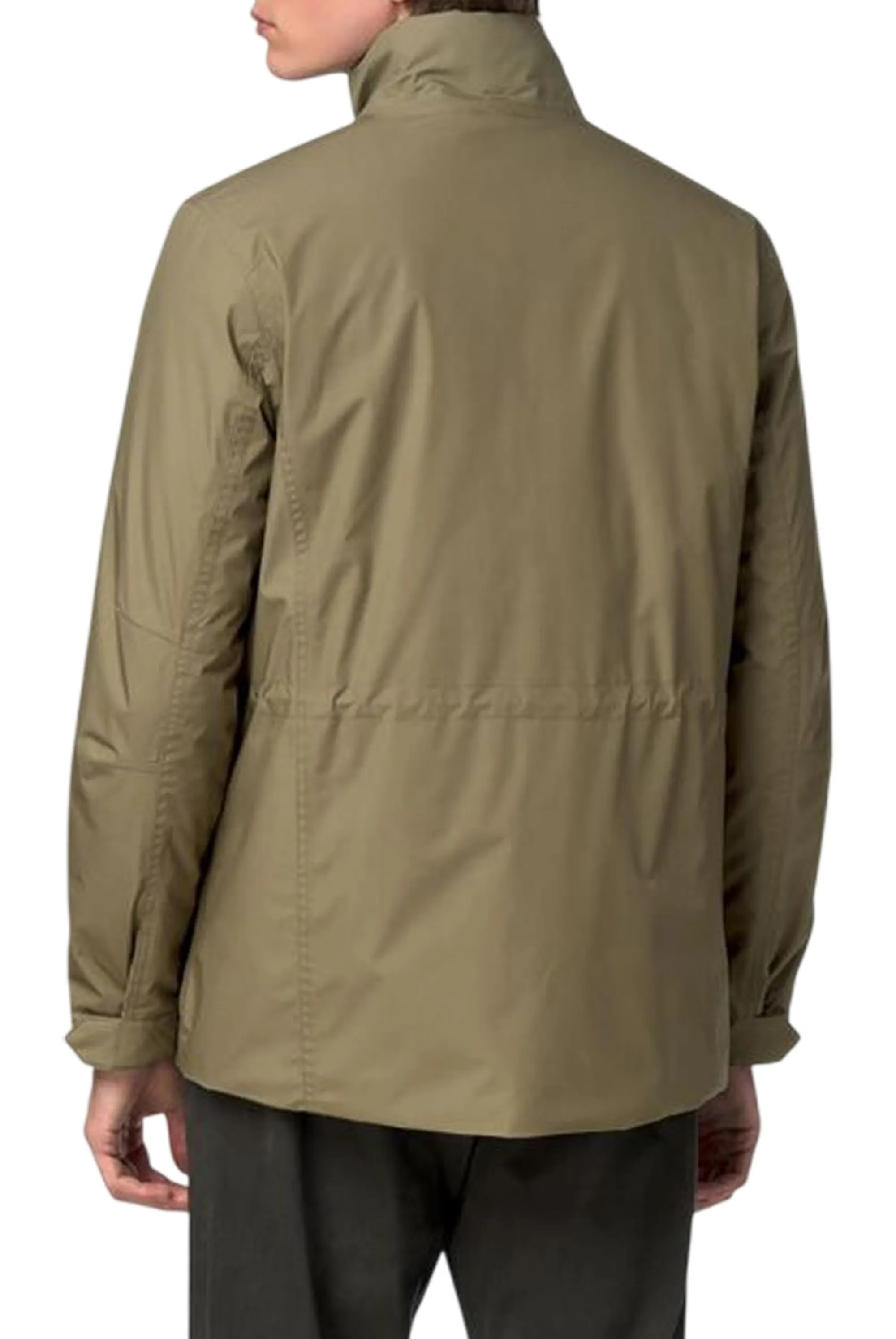 K-Way B'Manuene Warm Micro Canvas Jacket' Green Army K4157Ew 195845