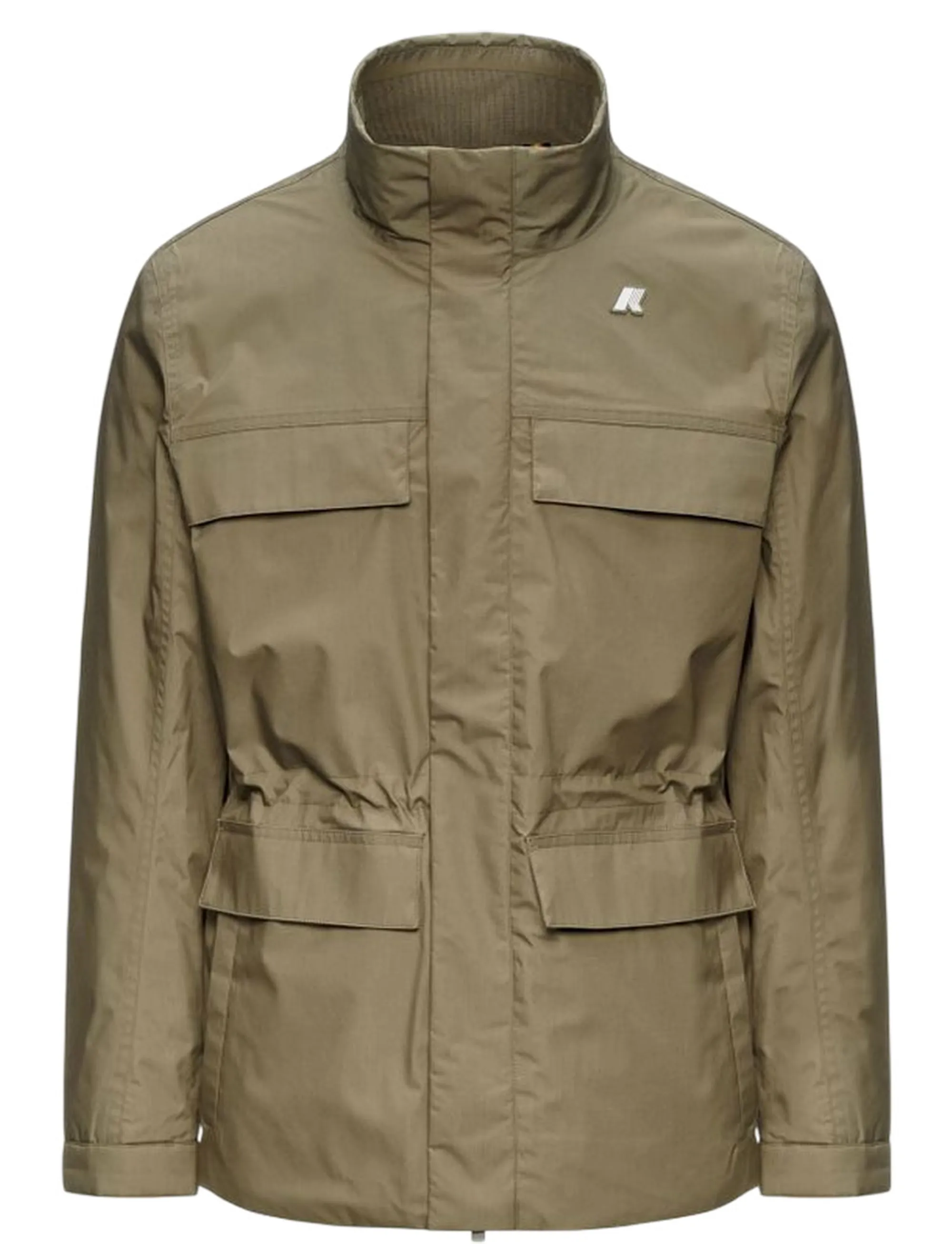 K-Way B'Manuene Warm Micro Canvas Jacket' Green Army K4157Ew 195851