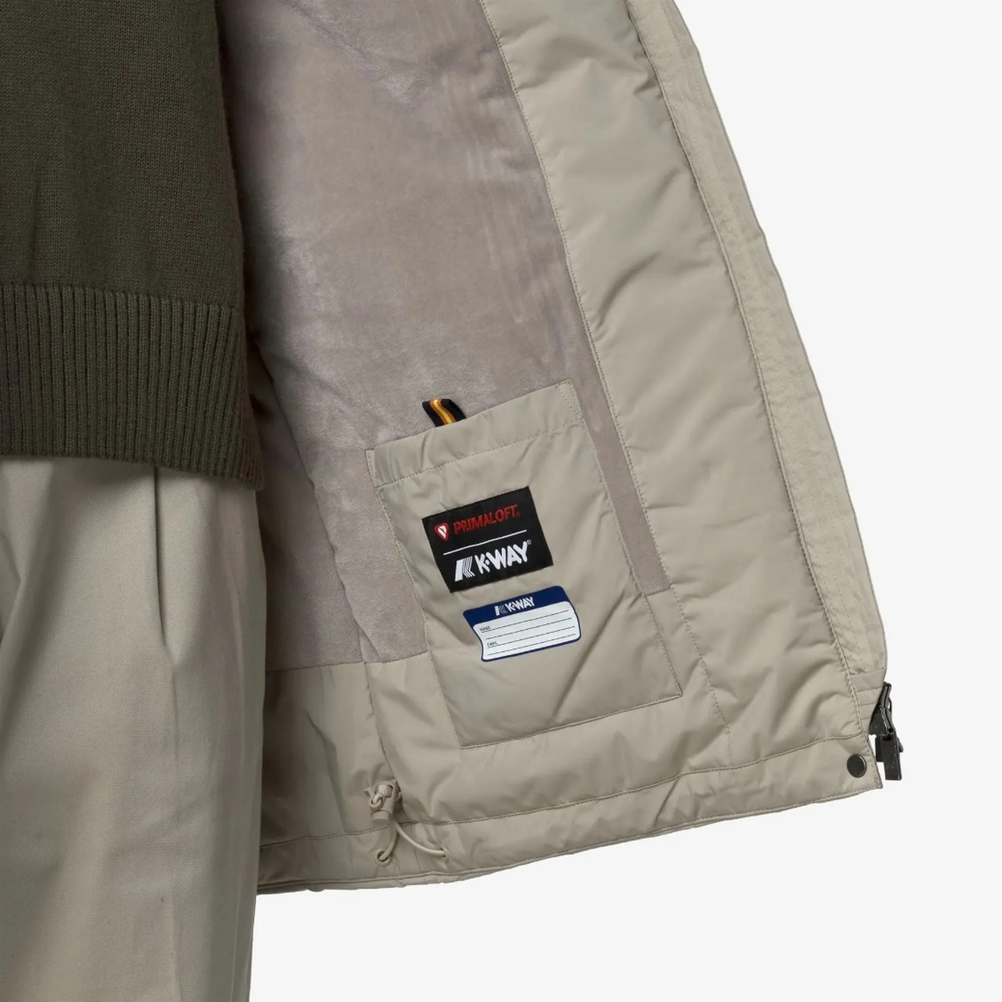 K-Way Giubbino Sophie Soft Touch Marmotta Beige Cashmere - Grey Goat K71326W 169267