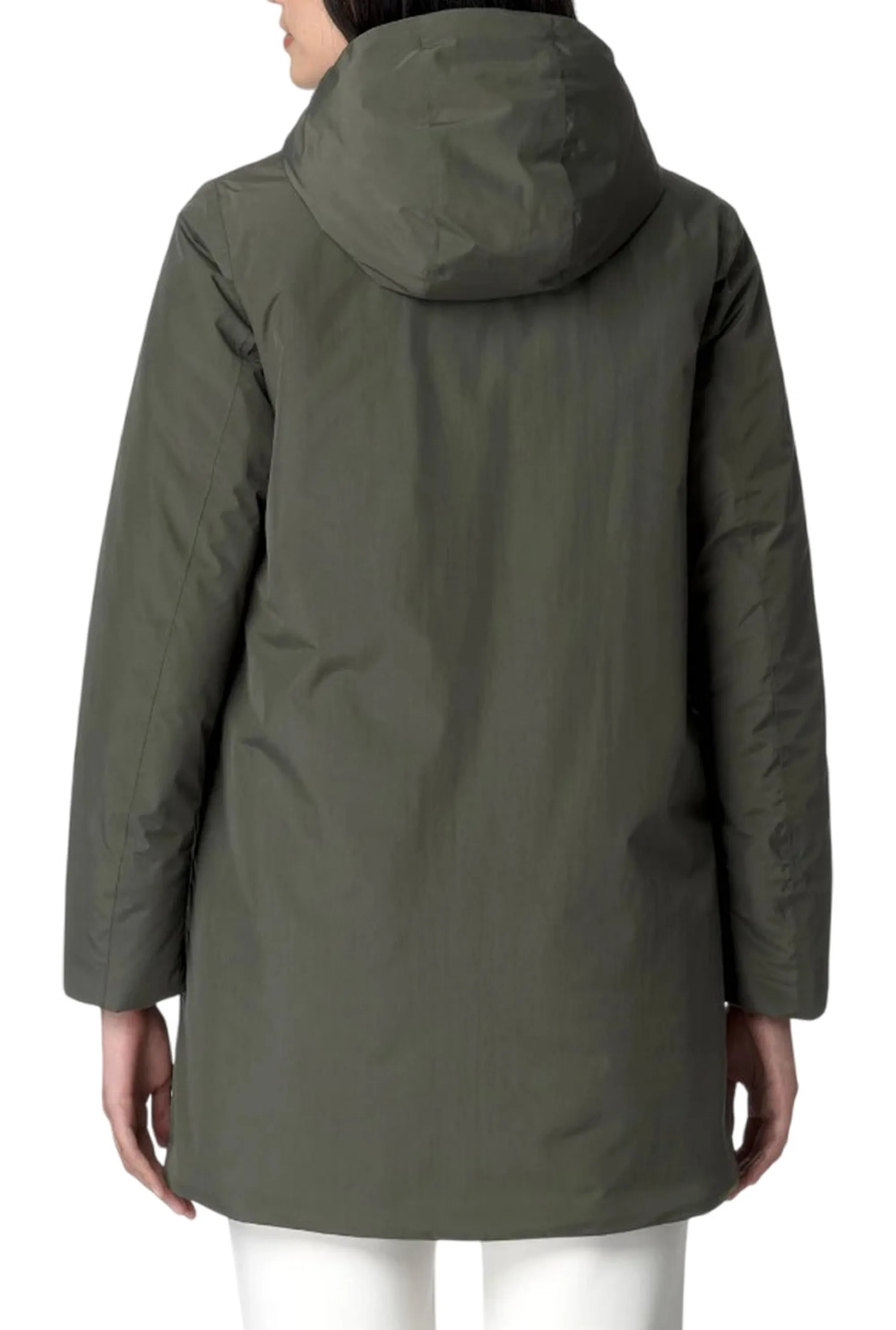 K-Way Giubbino Sophie Soft Touch Marmotta Green B - Blue A K71326W 160993