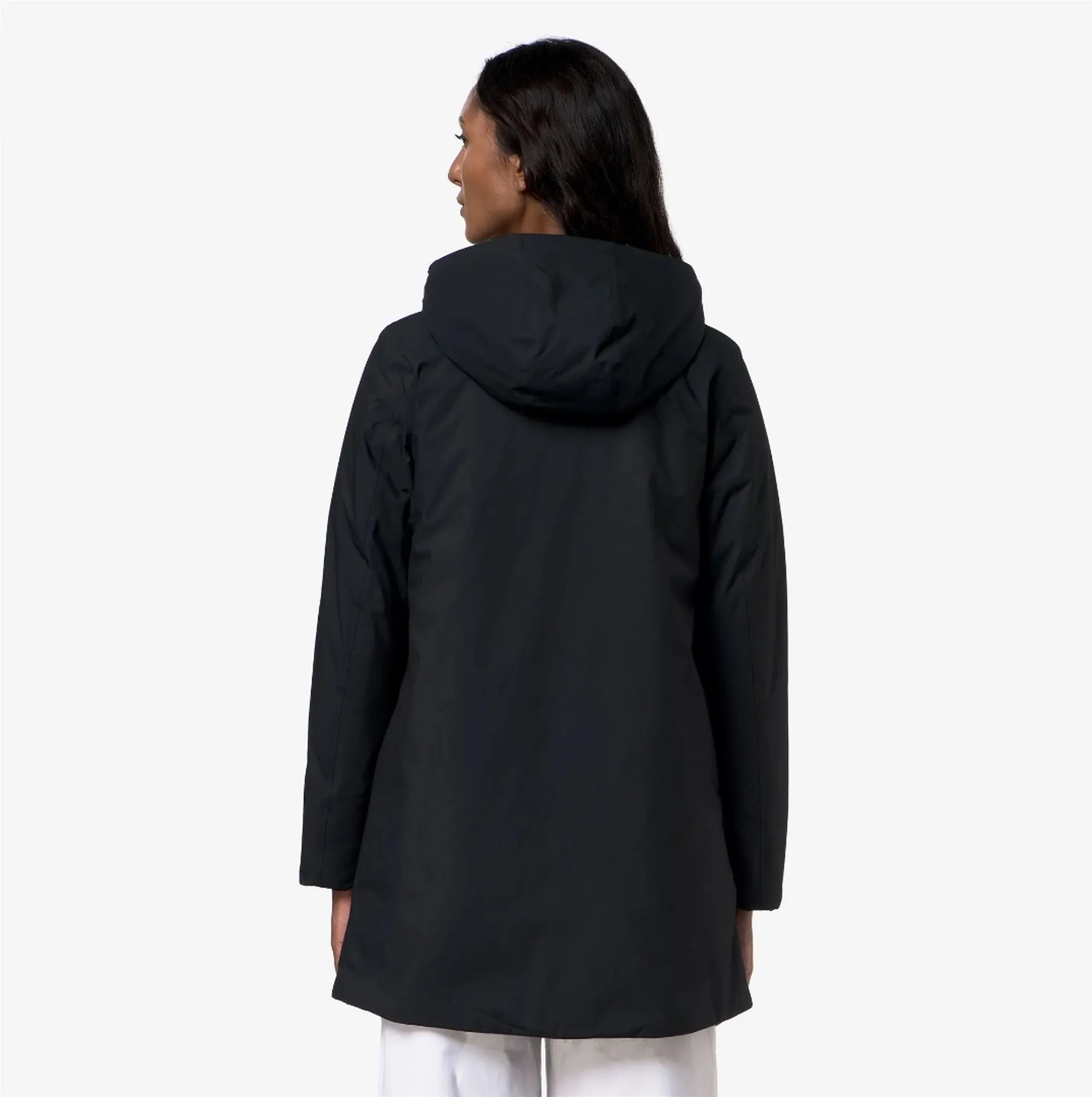 K-Way B'Sophie Twill Soft Beaver Jacket' Black Pure - Grey Wa K8144Cw 190283