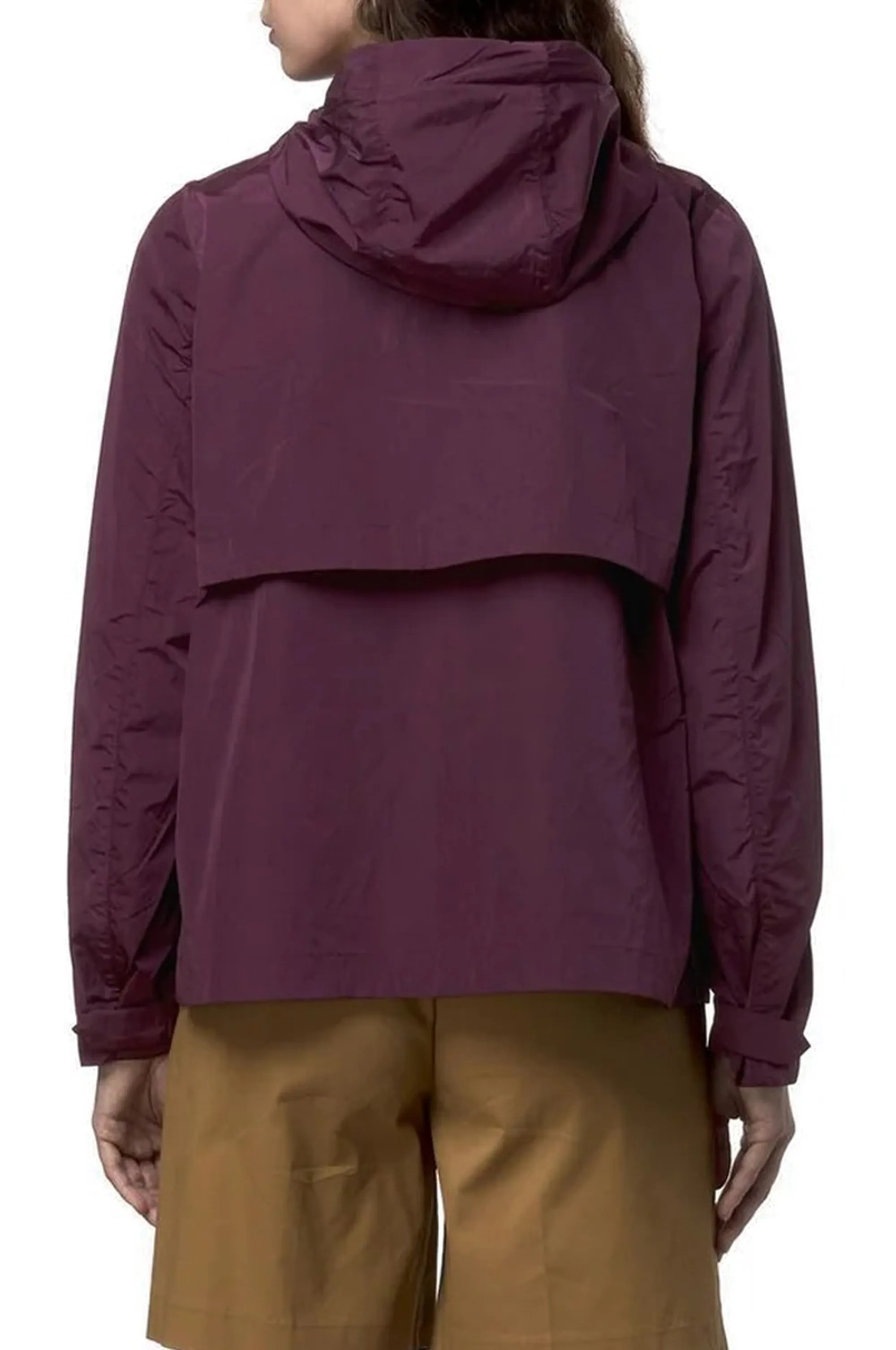 K-Way Giubbino Sophile Satin Glass Violet Mauve Wine K71432W 177015