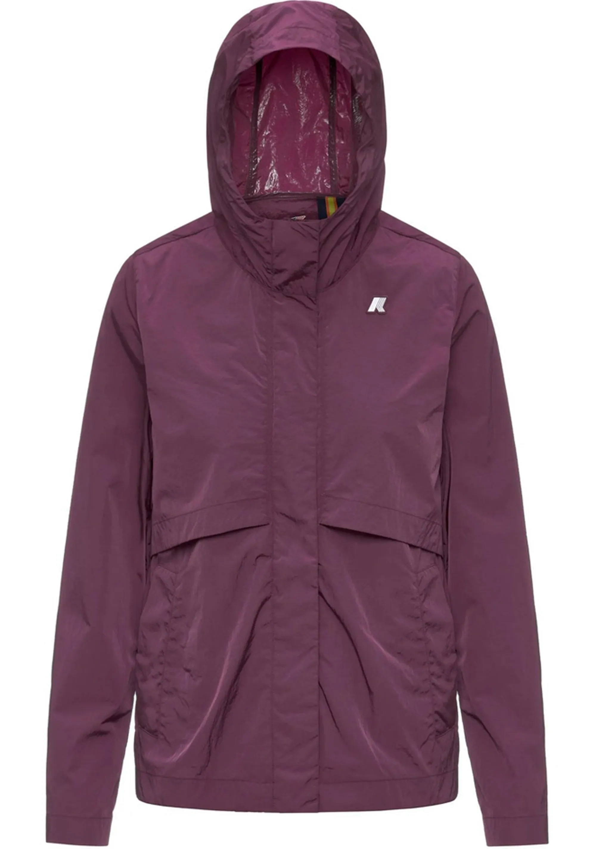 K-Way Giubbino Sophile Satin Glass Violet Mauve Wine K71432W 177017