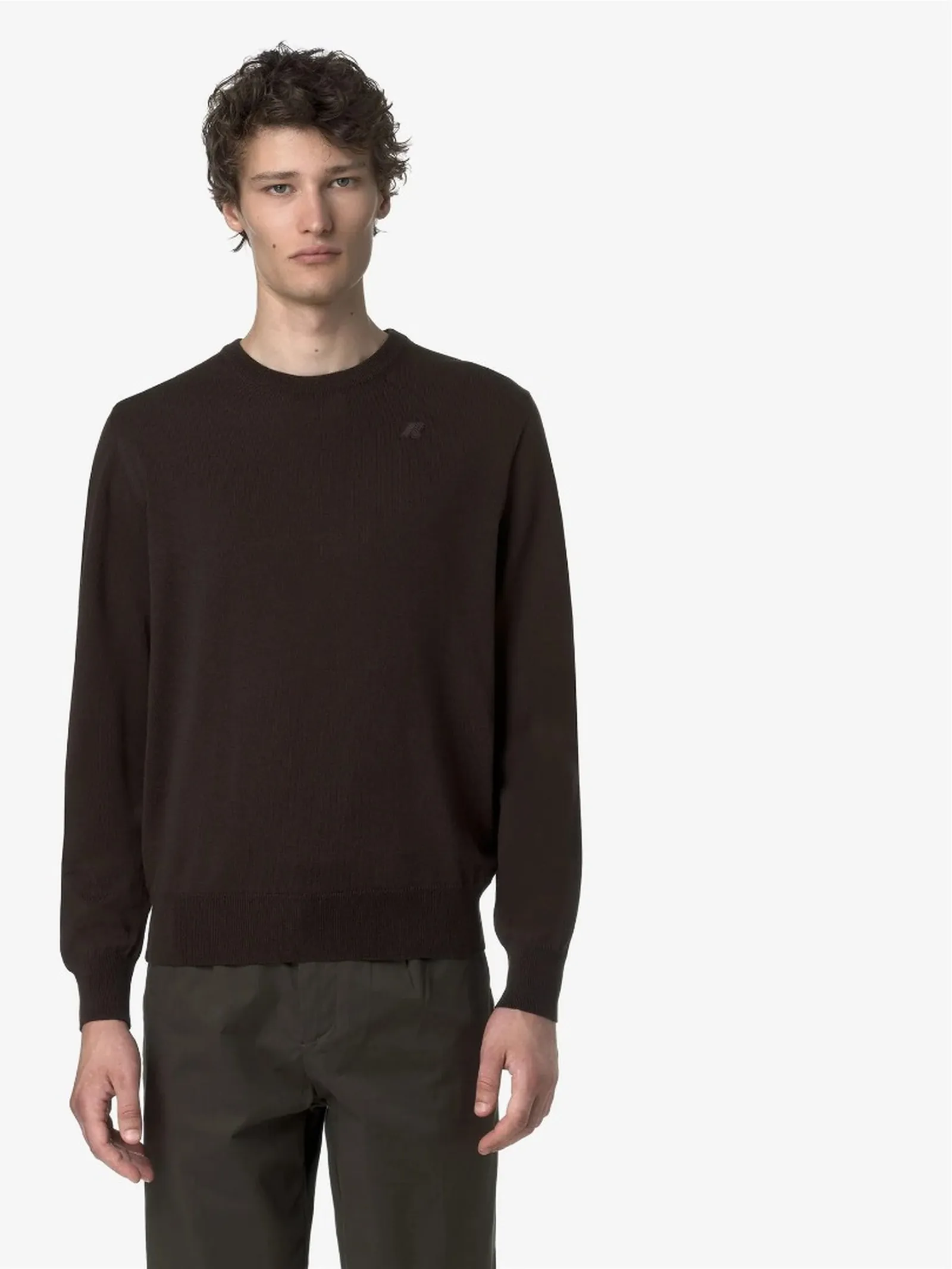 K-Way Maglia Sebastien Merino Black Coffee K2142Ew 190366