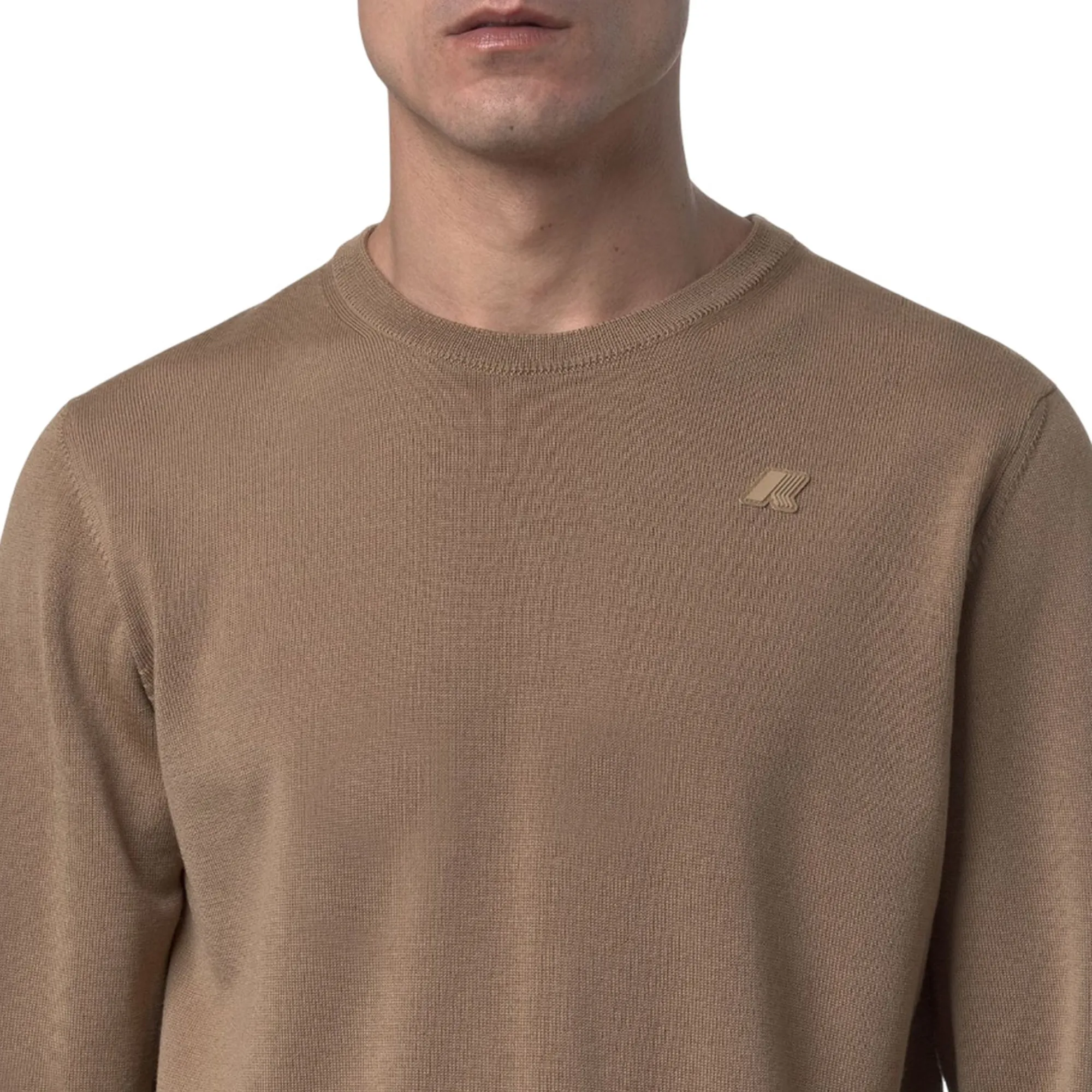 K-Way B'Sebastien Merino Jersey' Brown K2142Ew 155523