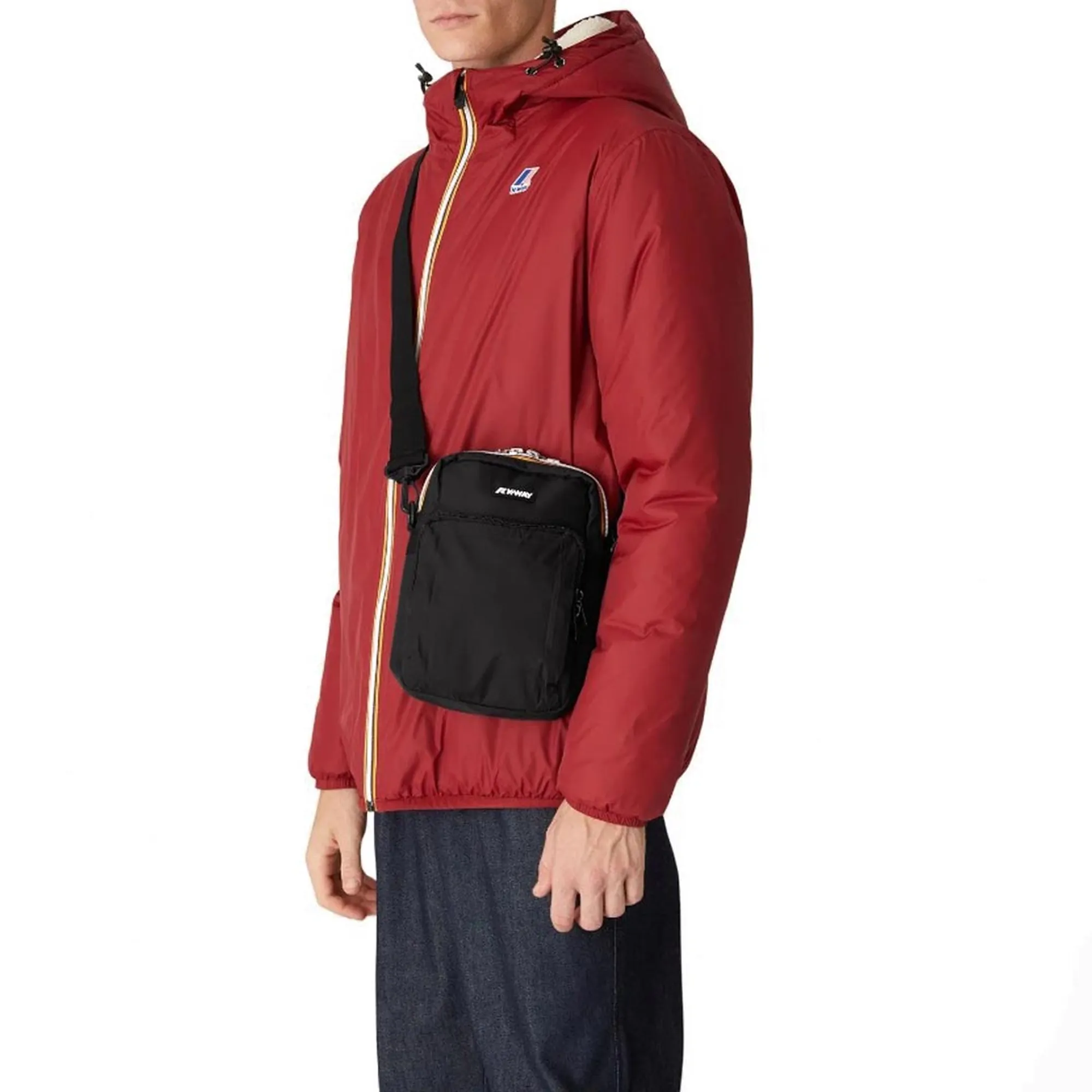K-Way B'Erloy Shoulder Bag' Black Pure K7116Vw 195249