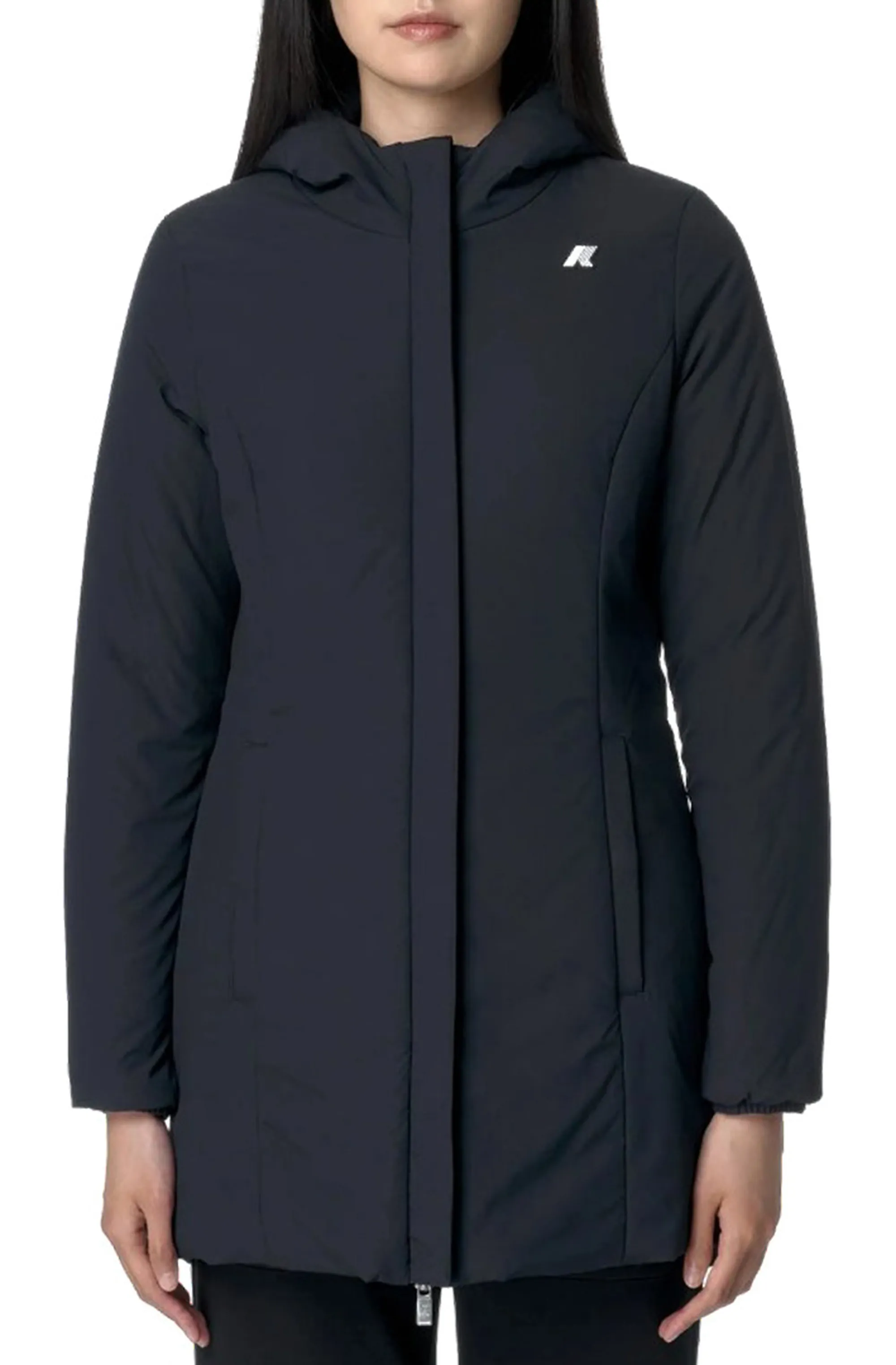 K-Way B'Denise St Warm Reversible Jacket' Black - Blue Depht K6128Uw 136833