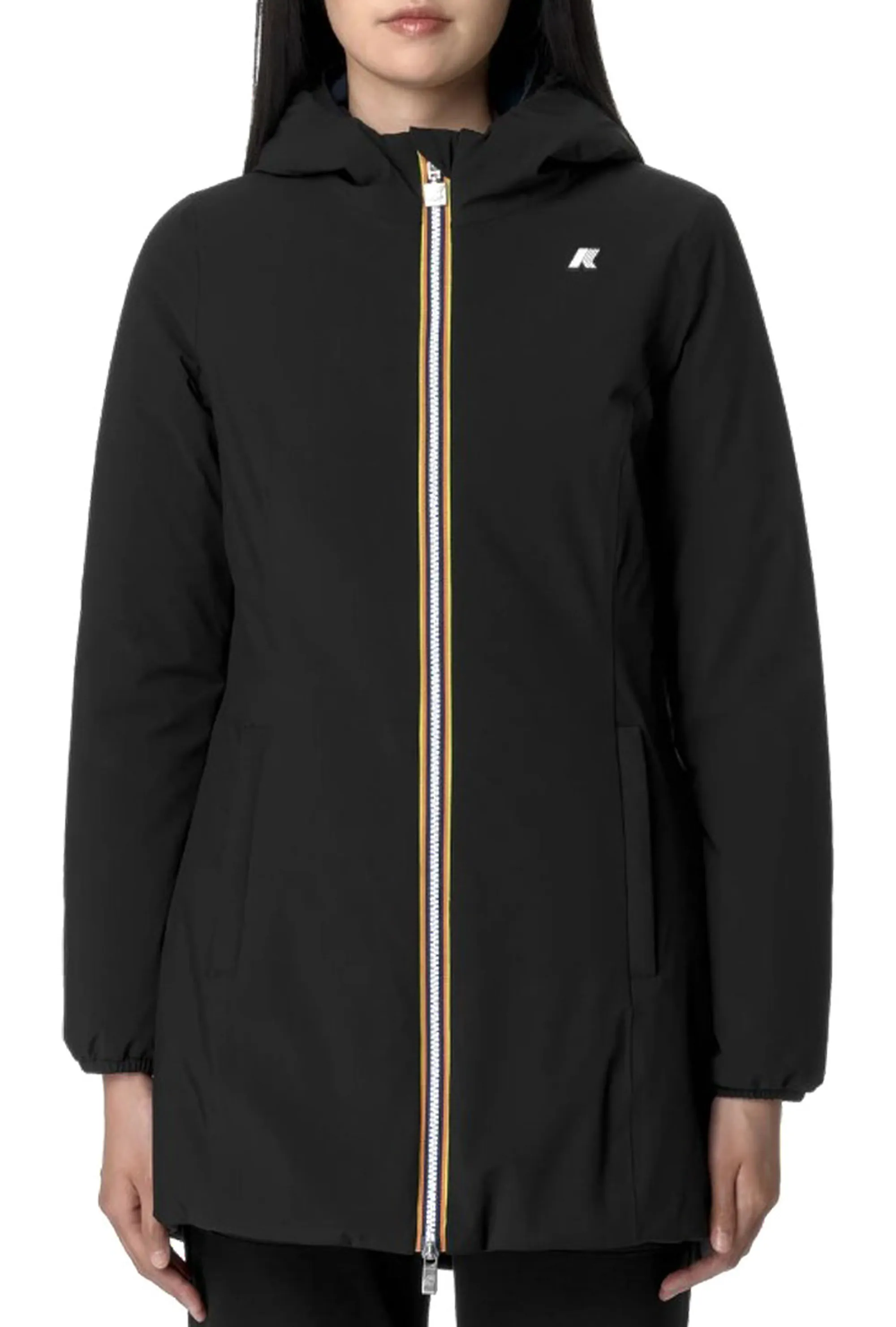 K-Way B'Denise St Warm Reversible Jacket' Black - Blue Depht K6128Uw 136834