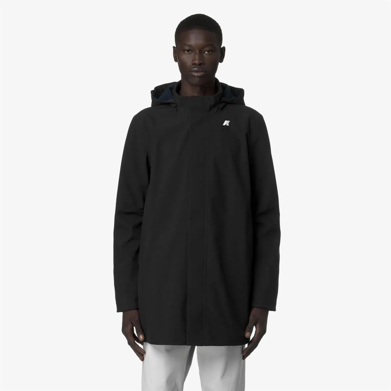 K-Way Trench Duke Bonded Black Pure - Blue Depth K6116Yw 190360