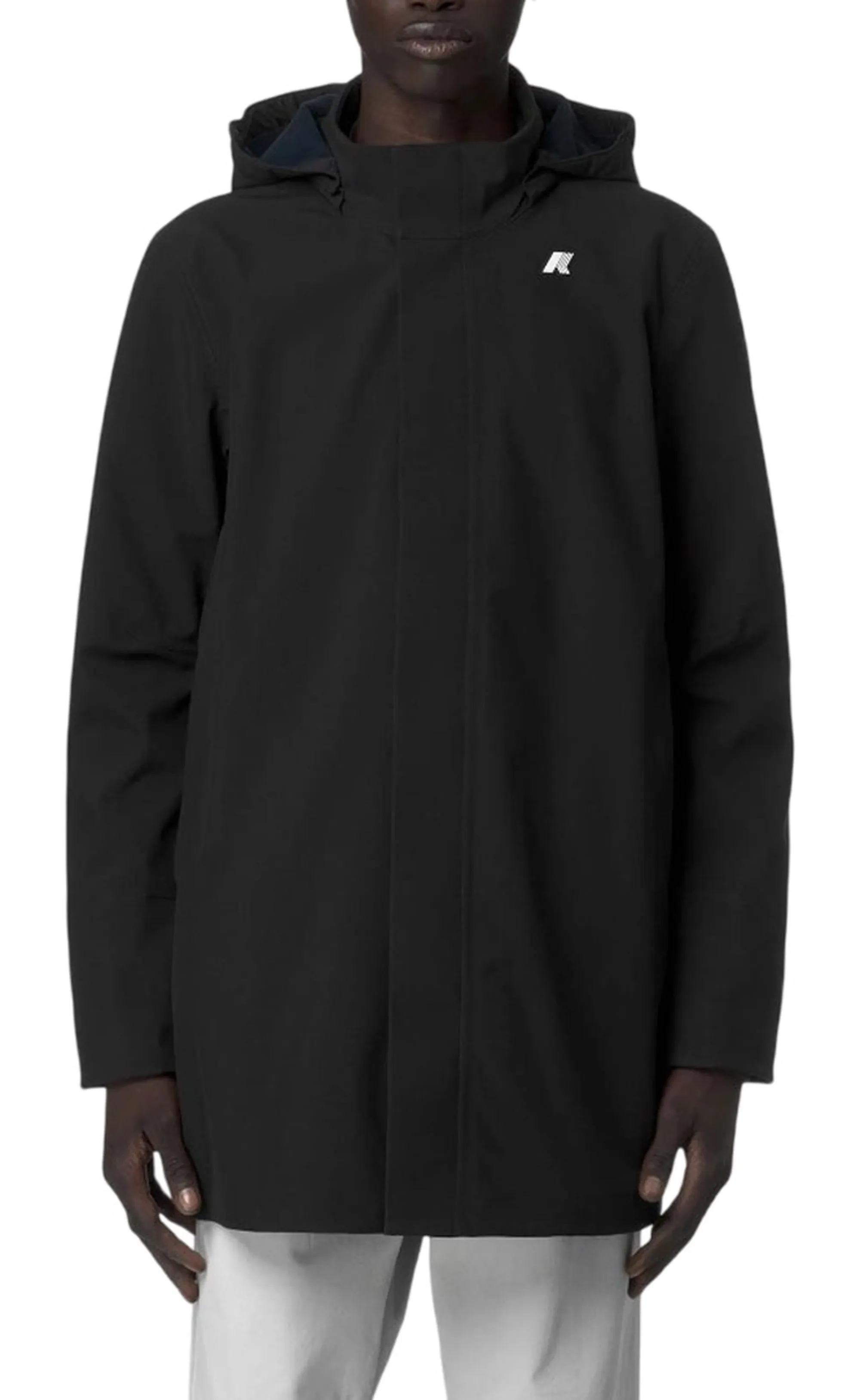 K-Way Trench Duke Bonded Black Pure - Blue Depth K6116Yw 191595
