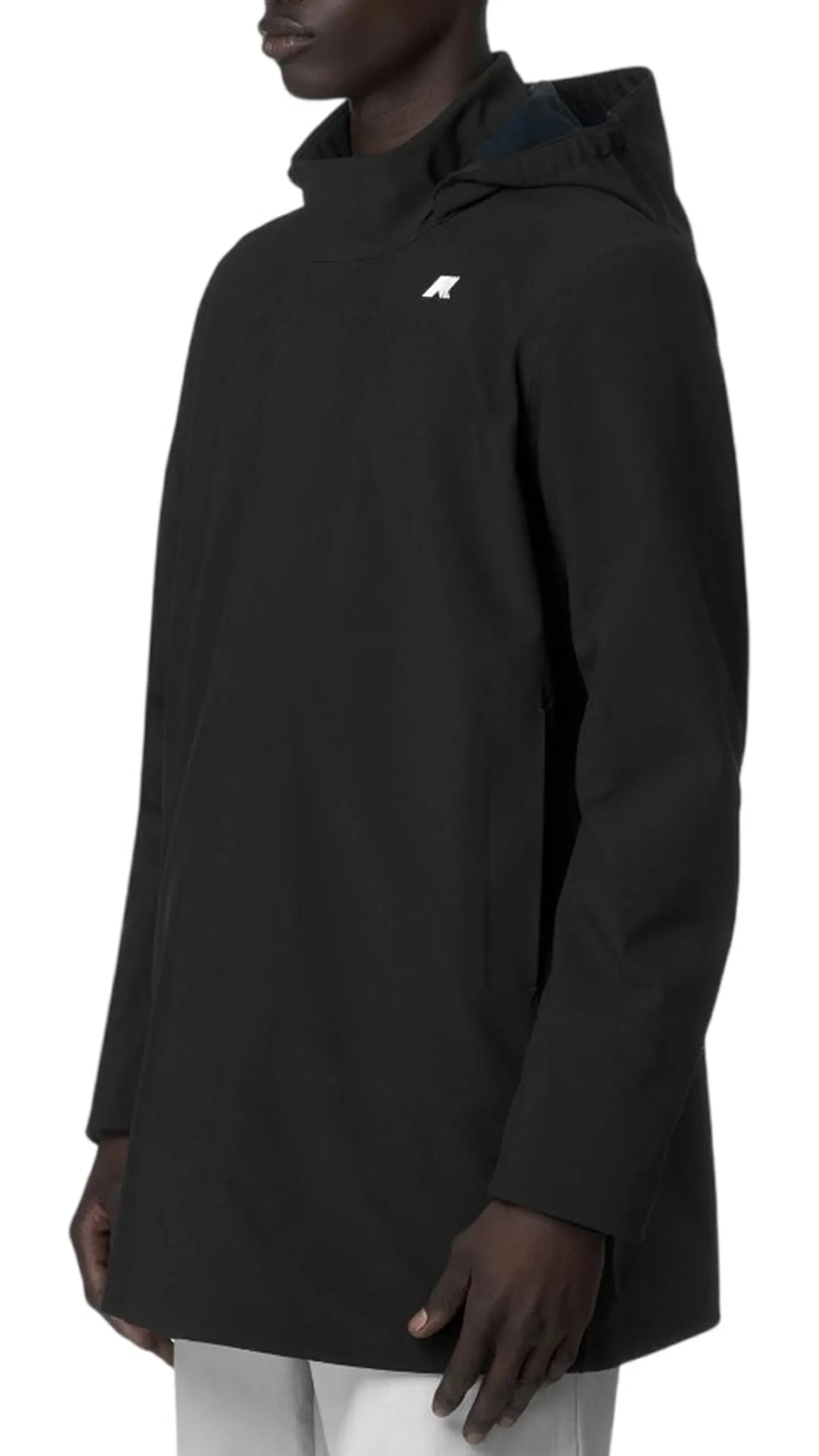 K-Way Trench Duke Bonded Black Pure - Blue Depth K6116Yw 191599
