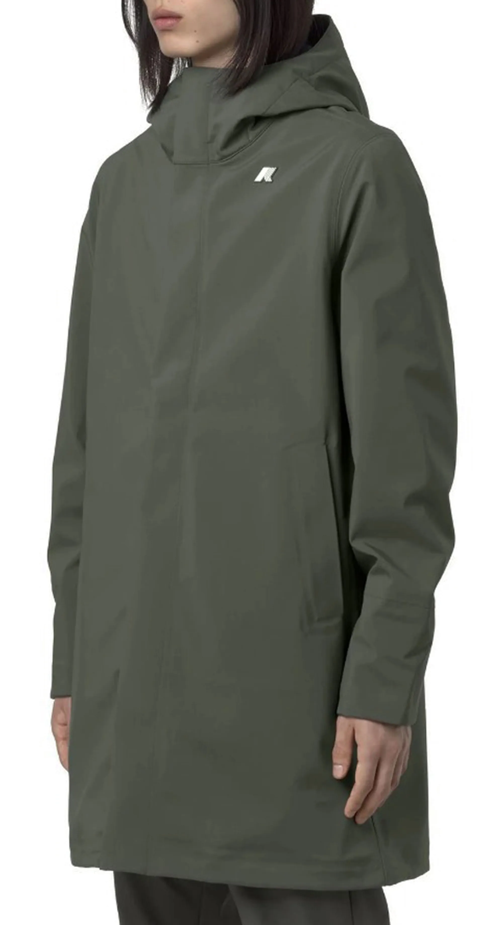 K-Way Trench Duke Bonded Green Blackish - Bd K6116Yw 166357