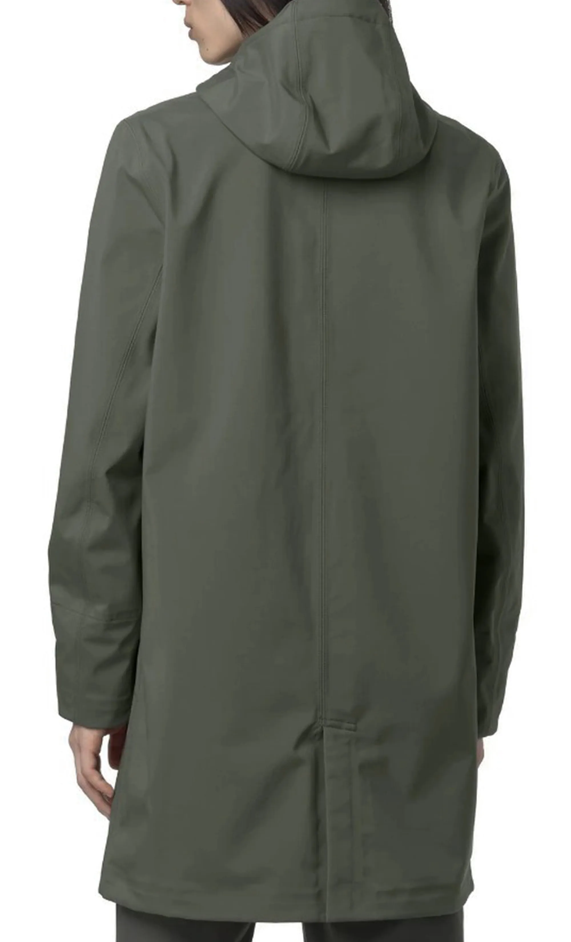 K-Way Trench Duke Bonded Green Blackish - Bd K6116Yw 166358