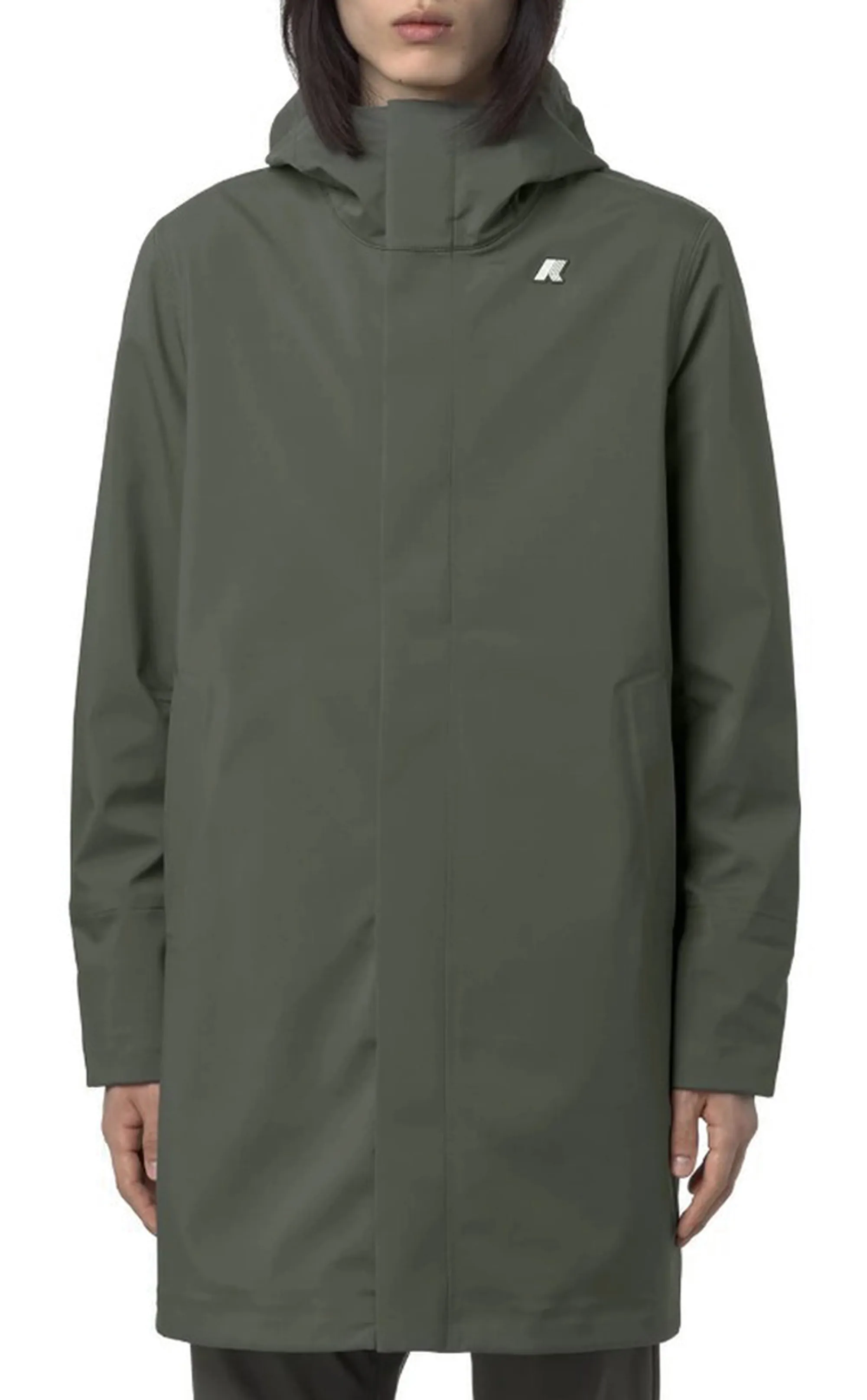 K-Way Trench Duke Bonded Green Blackish - Bd K6116Yw 166359
