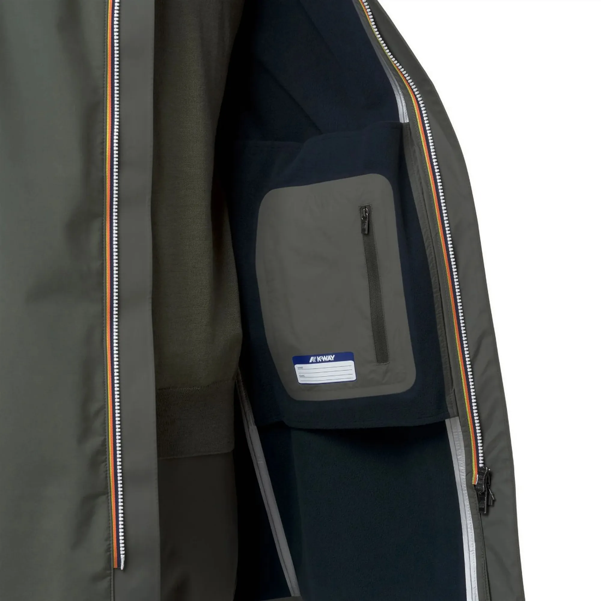 K-Way Trench Duke Bonded Green Blackish - Bd K6116Yw 166360