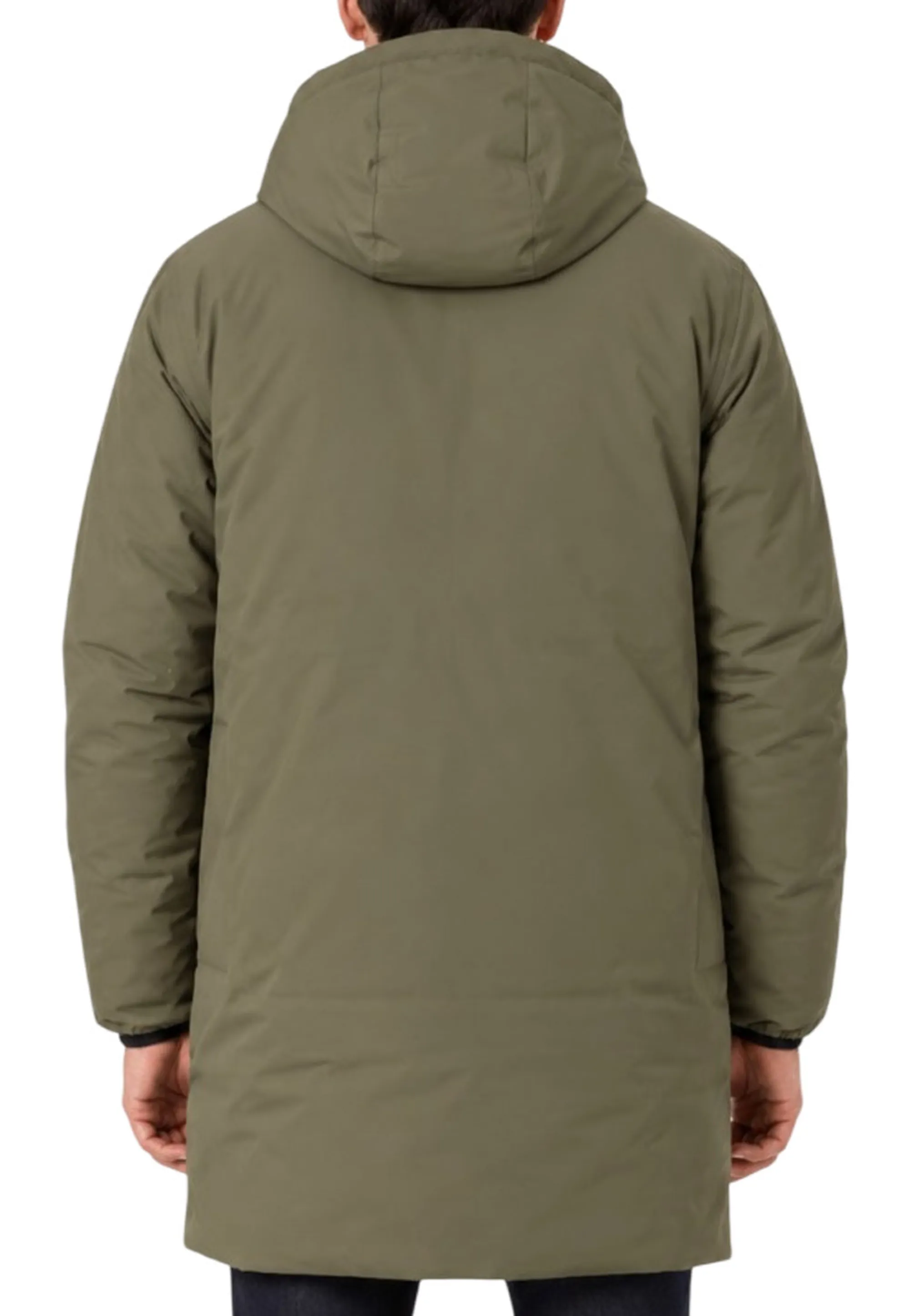 K-Way Trench Jacob St Warm Reversible Black Pure - Green A K6128Ww 193587