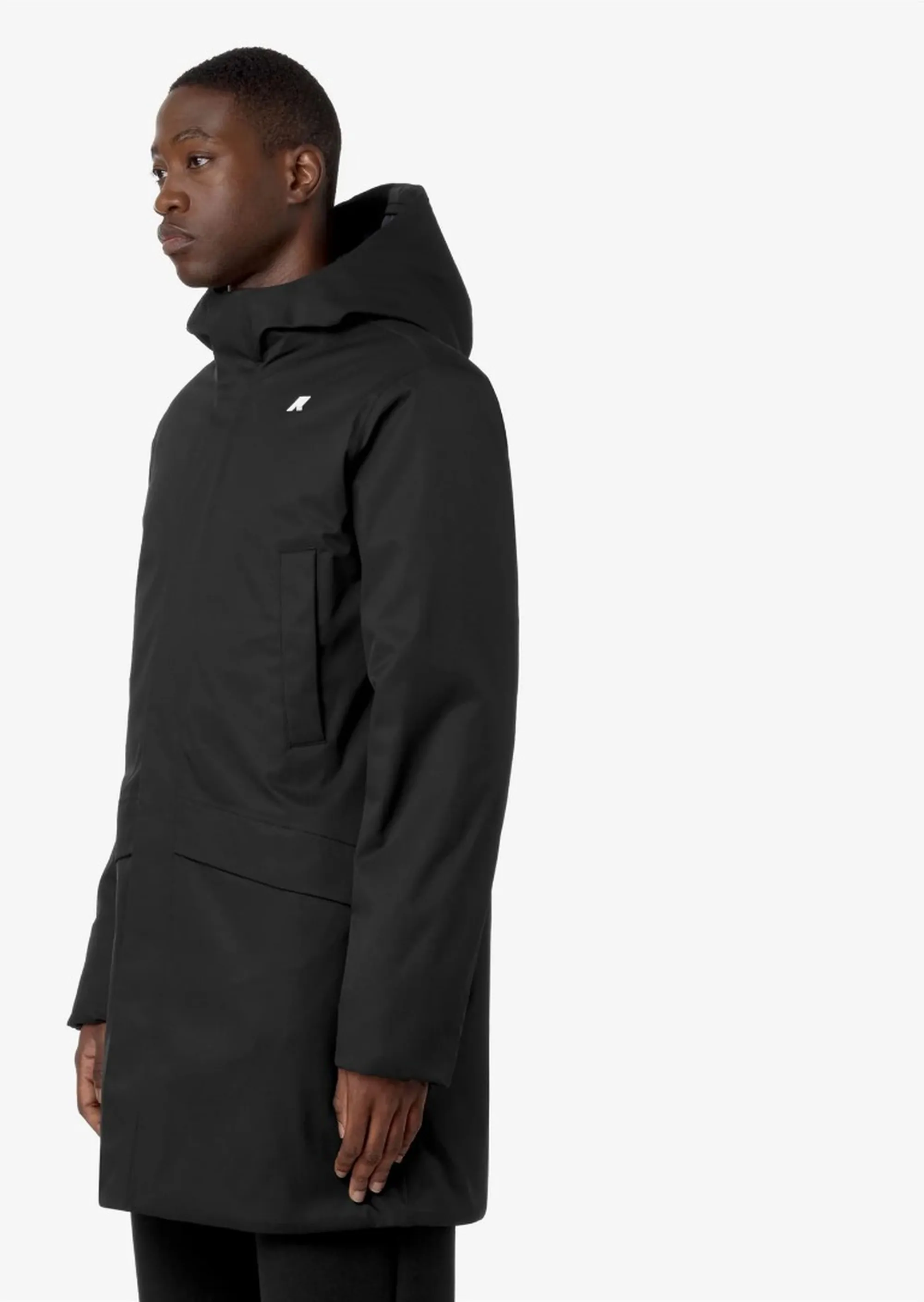 K-Way B'Jarno Twill Marmot Trench' Black Pure - Blue A K8133Fw 169270