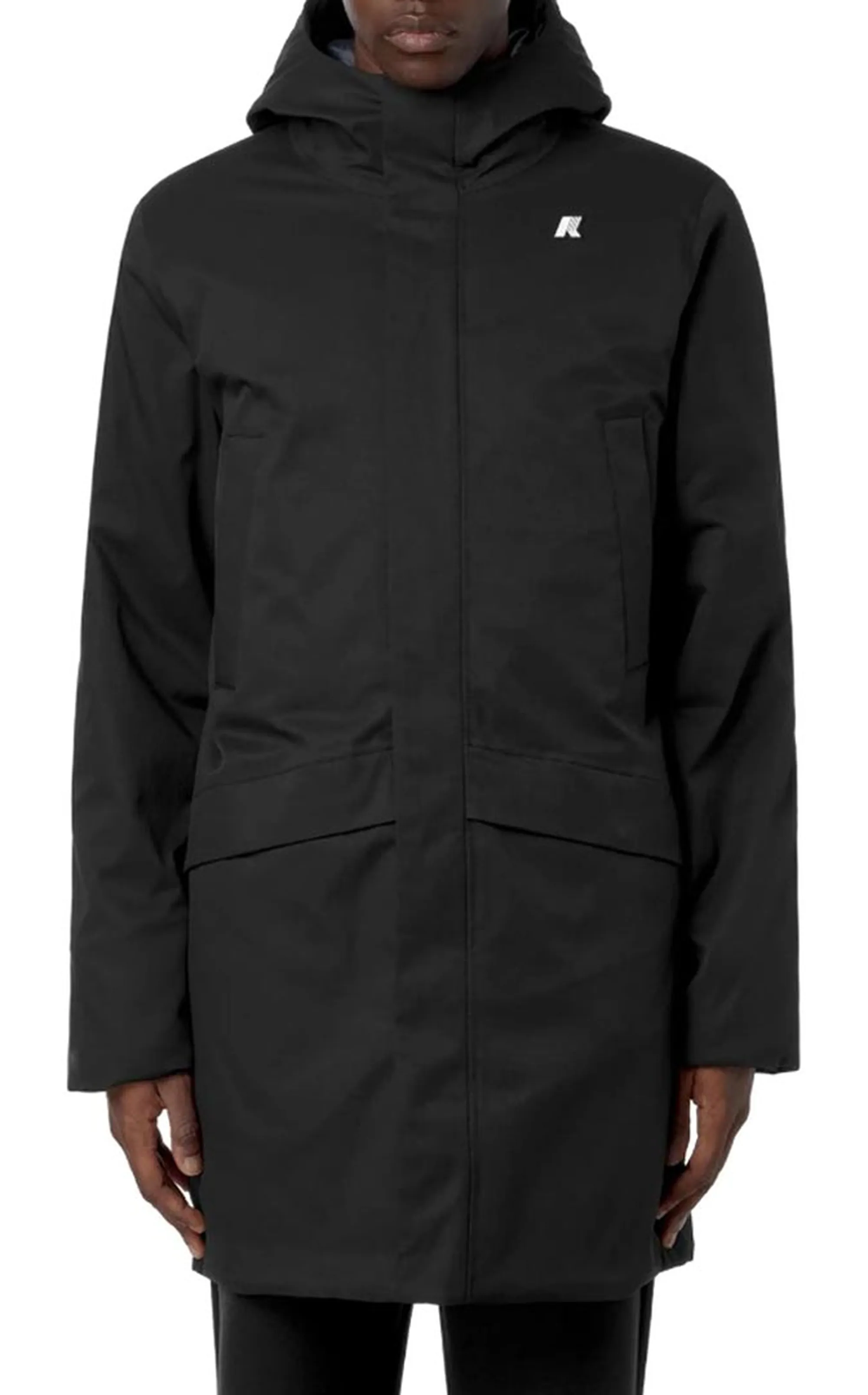 K-Way B'Jarno Twill Marmot Trench' Black Pure - Blue A K8133Fw 187795