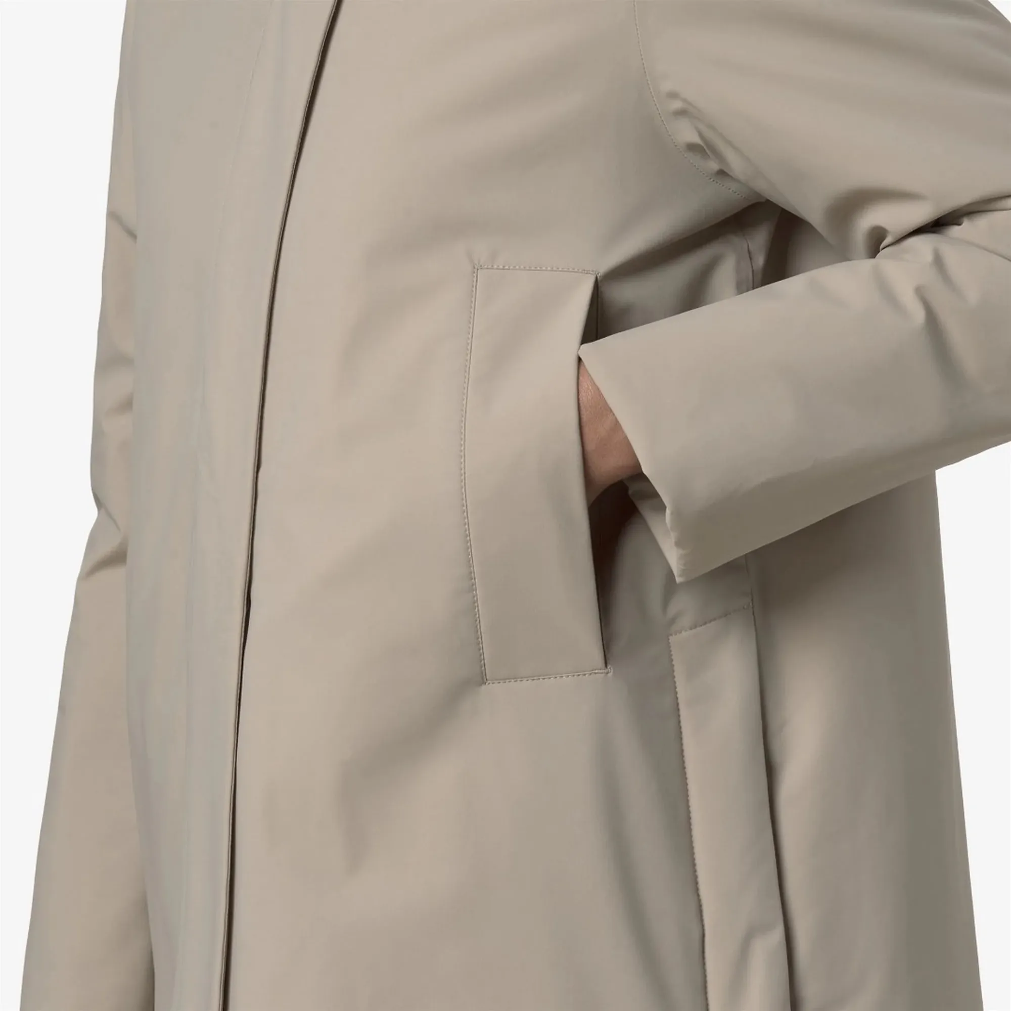K-Way B'Trench Marla St Warm' Beige Cashmere K7125Lw 190343