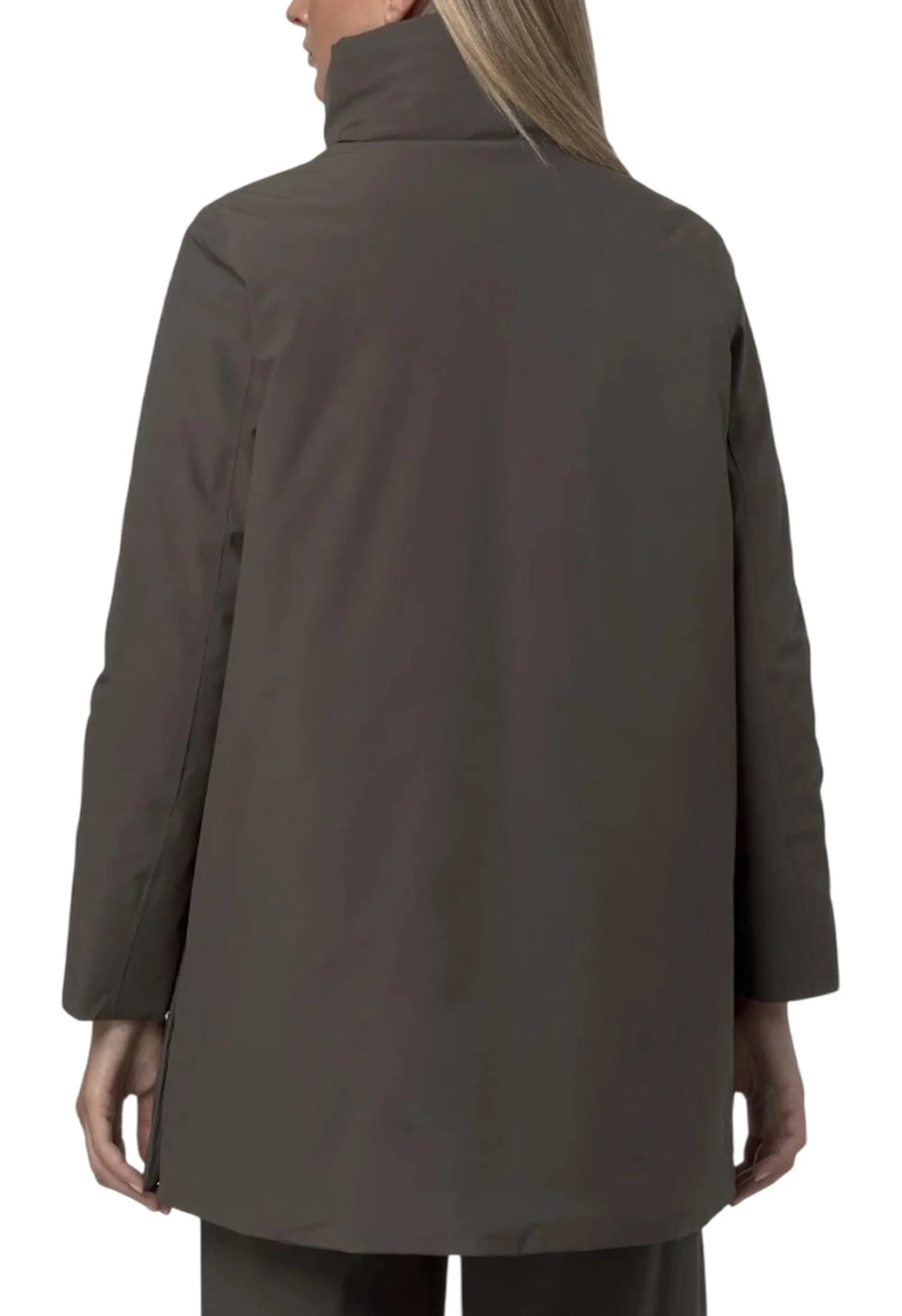 K-Way B'Trench Marla St Warm' Black Olive K7125Lw 161004