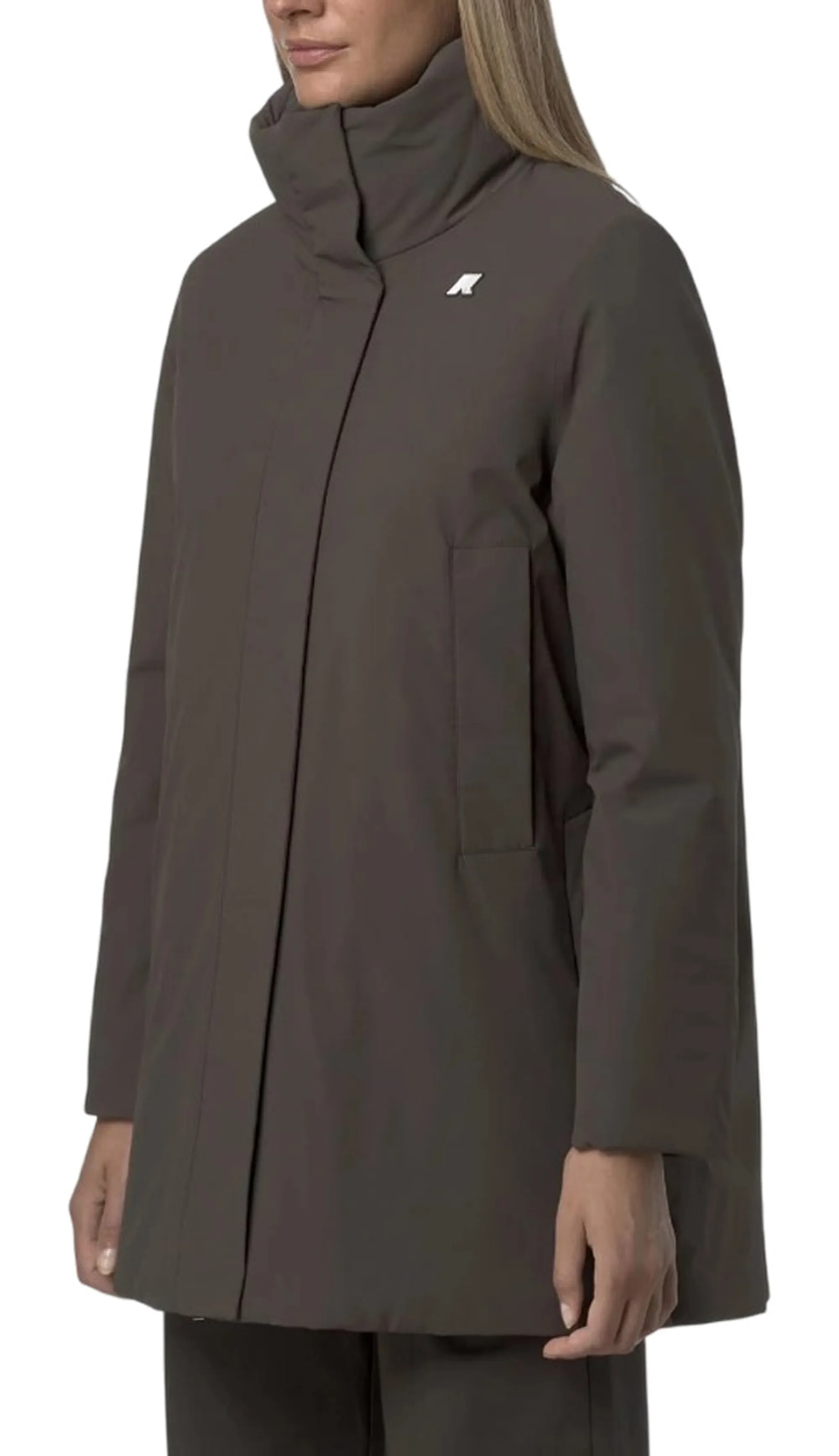 K-Way B'Trench Marla St Warm' Black Olive K7125Lw 161005