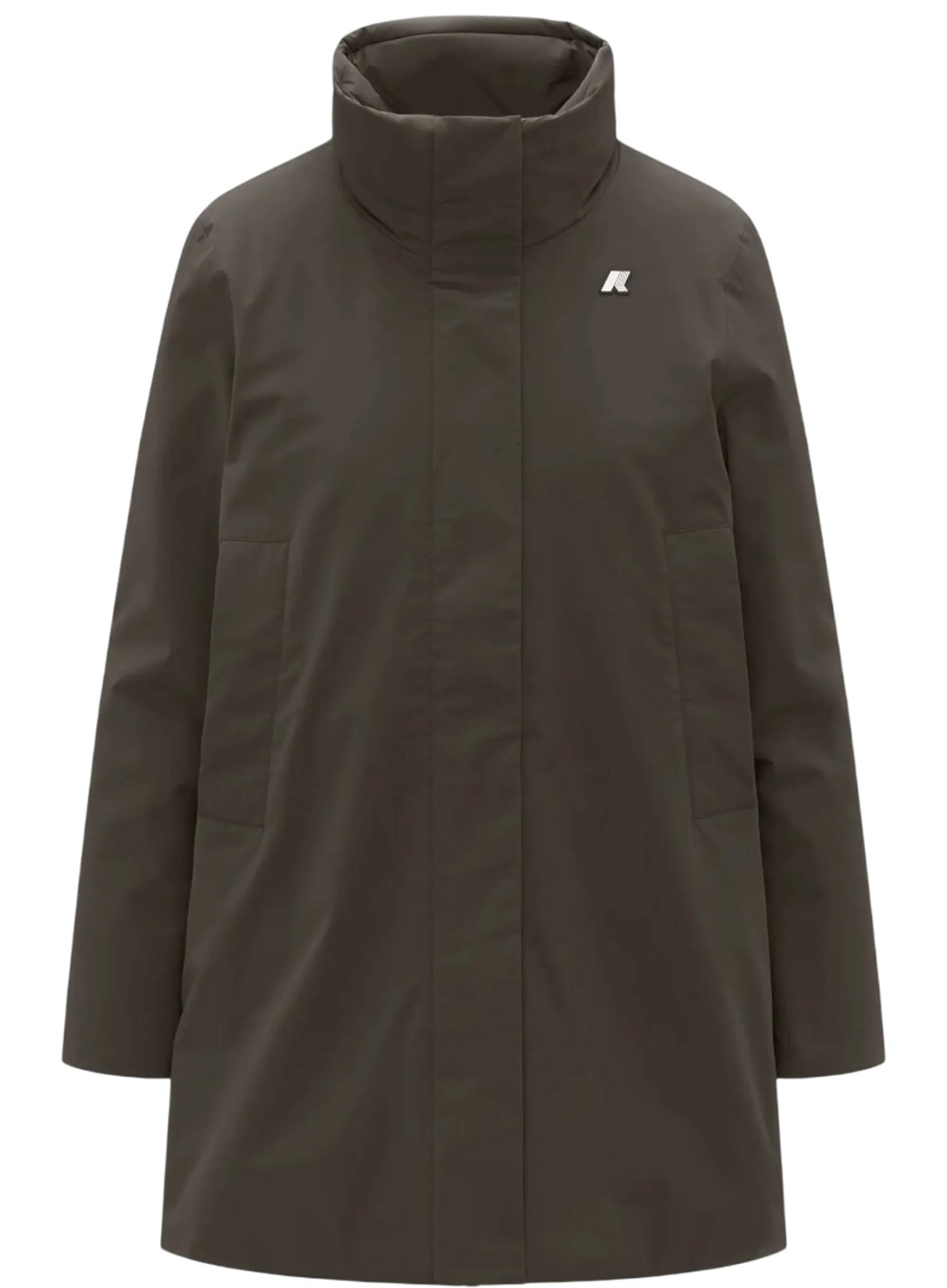 K-Way B'Trench Marla St Warm' Black Olive K7125Lw 161007