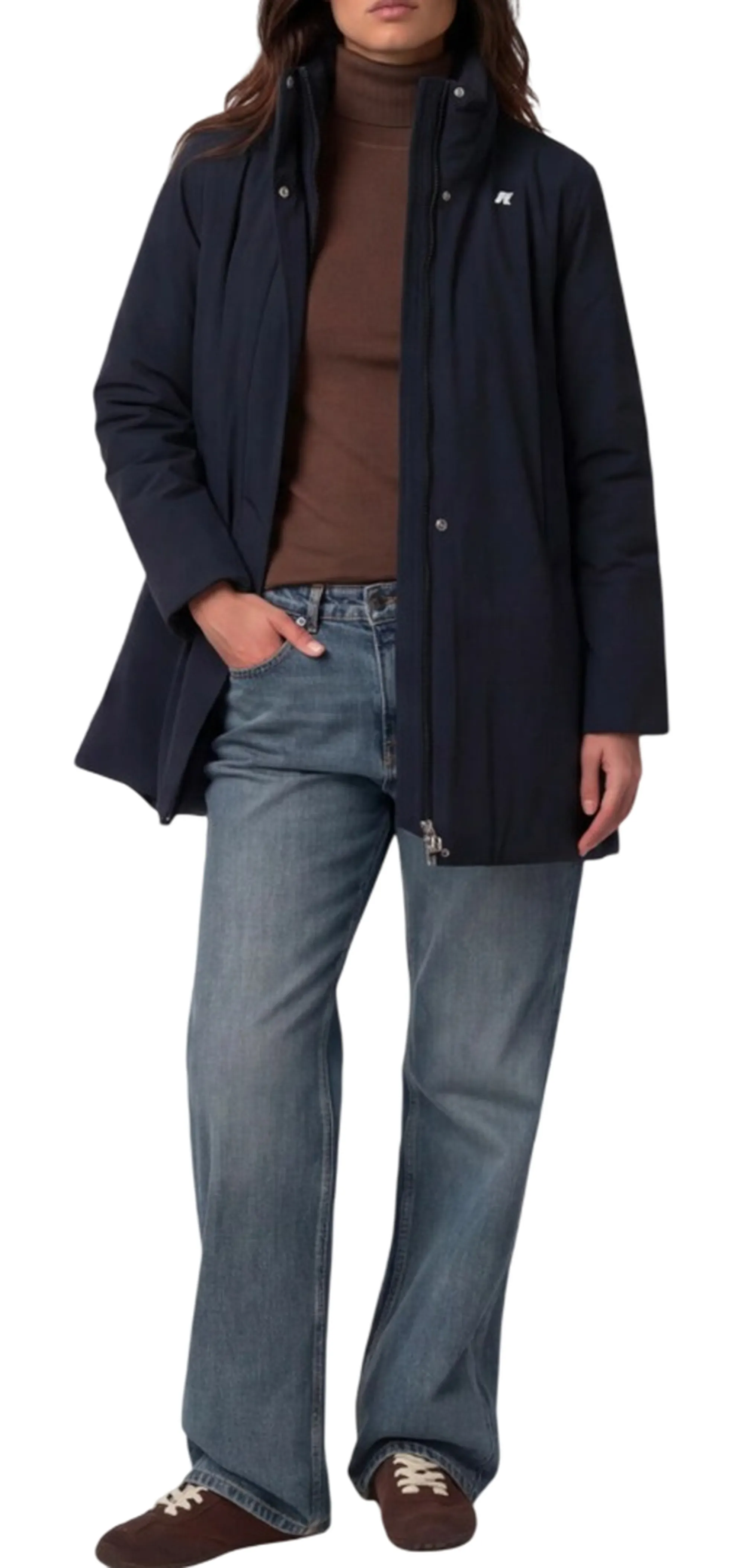 K-Way Trench Marla St Warm Blue Depth K7125Lw 187614