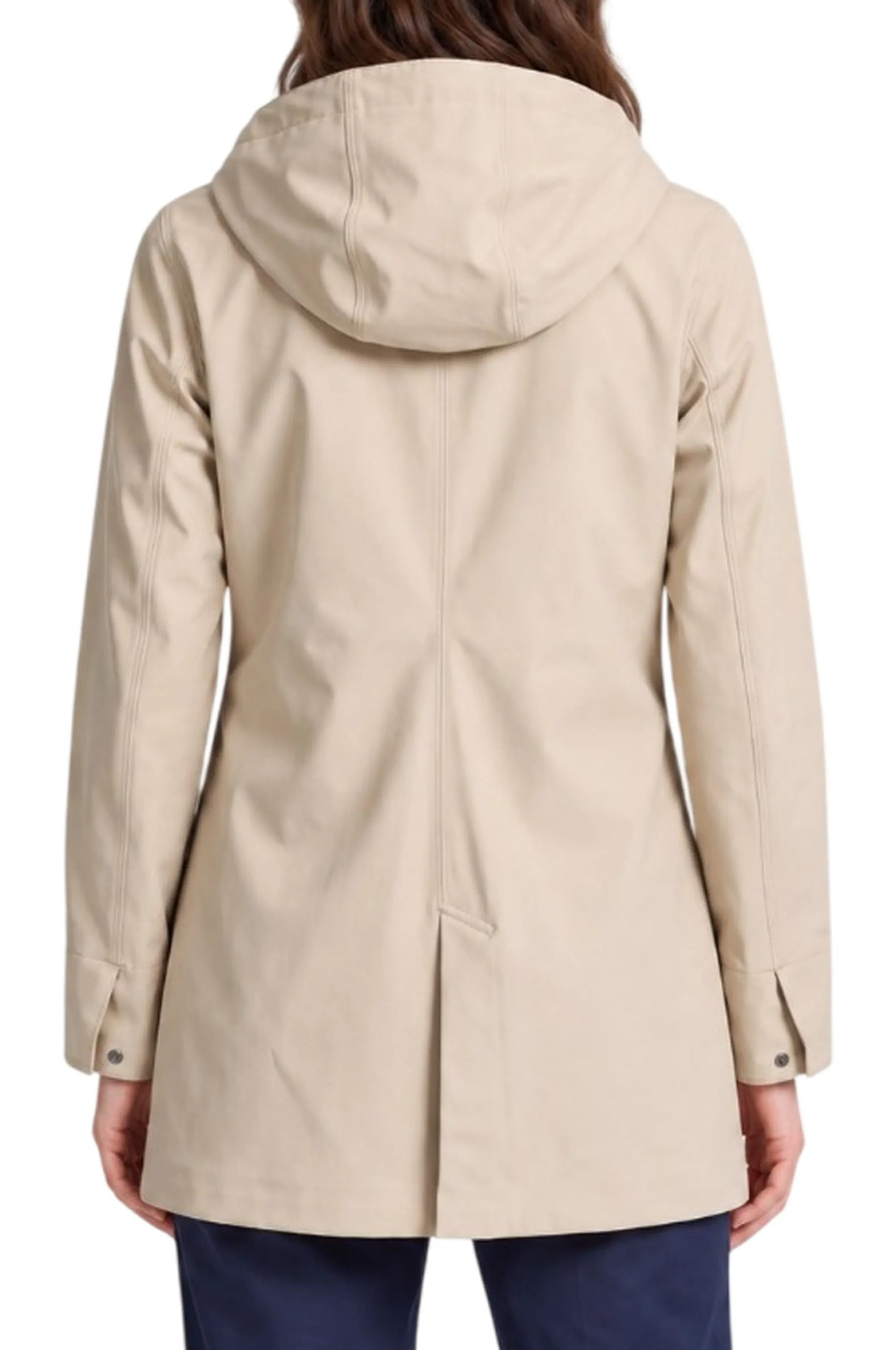 K-Way B'Trench Mathy Bonded' Beige Cashmere - Blu K2148Bw 190617