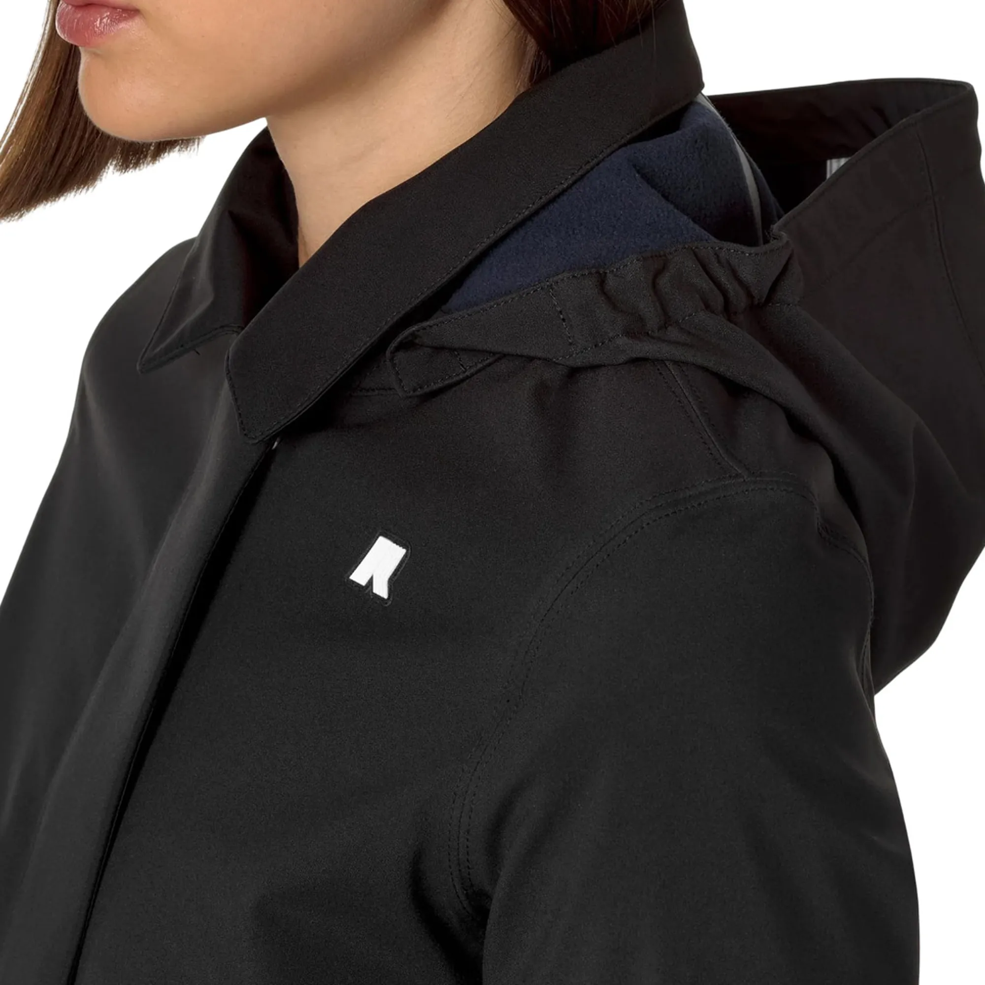 K-Way B'Trench Mathy Bonded' Black - Blue Depht K2148Bw 157058