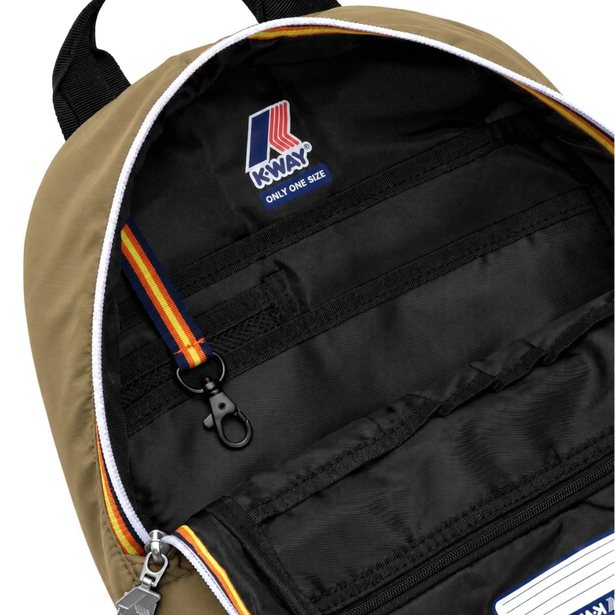 K-Way B'Waterproof Mid Laon Backpack' Beige Khaki K8148Cw 195257